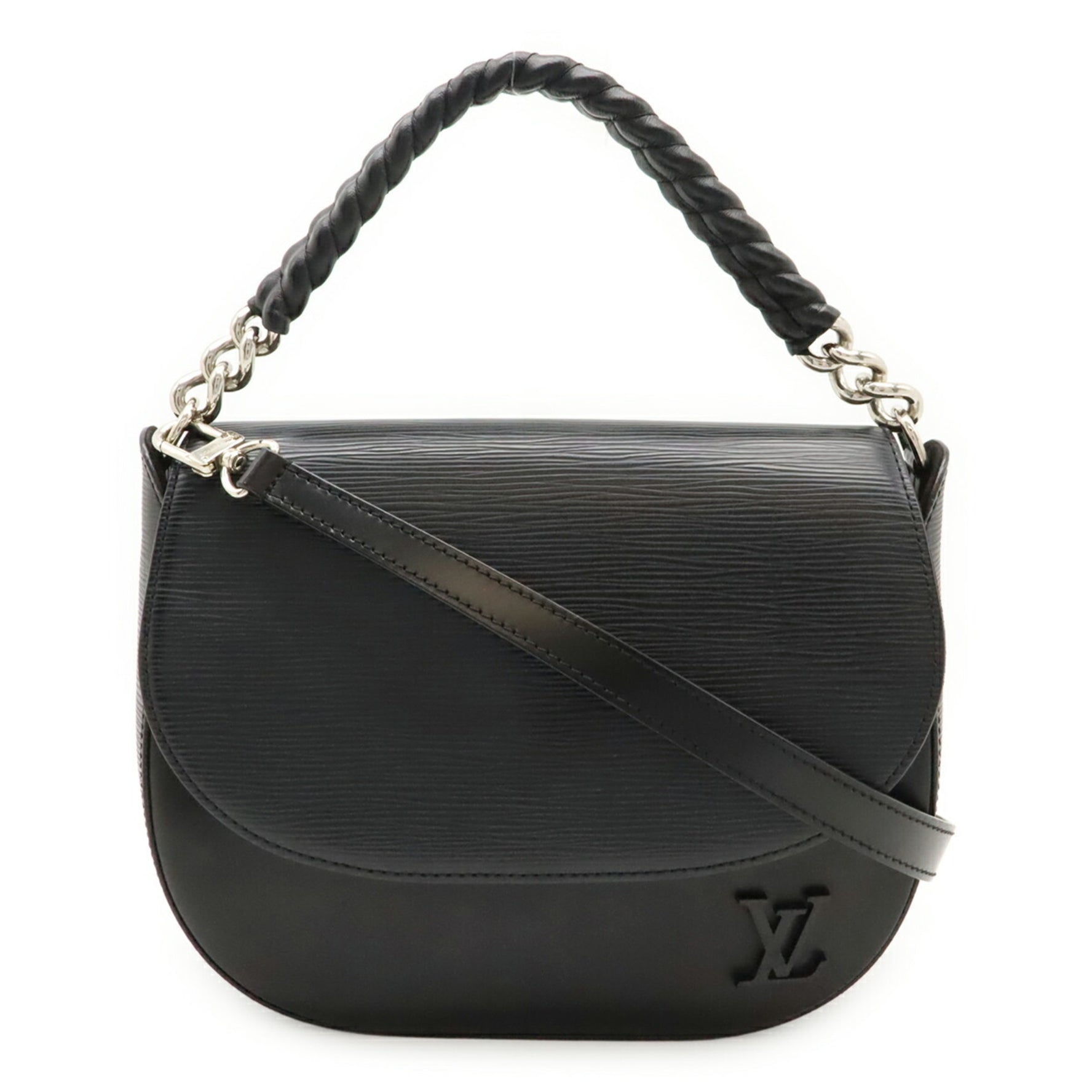 LOUIS VUITTON Epi Luna Handbag/Shoulder Bag, Noir, Black
