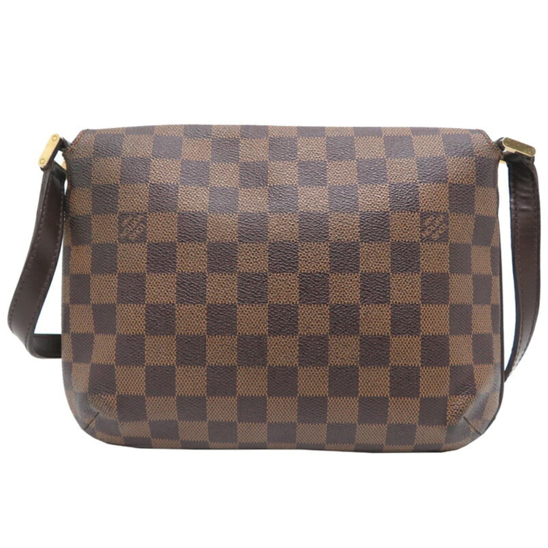 Louis Vuitton Musette Tango Long Shoulder Bag Damier Brown