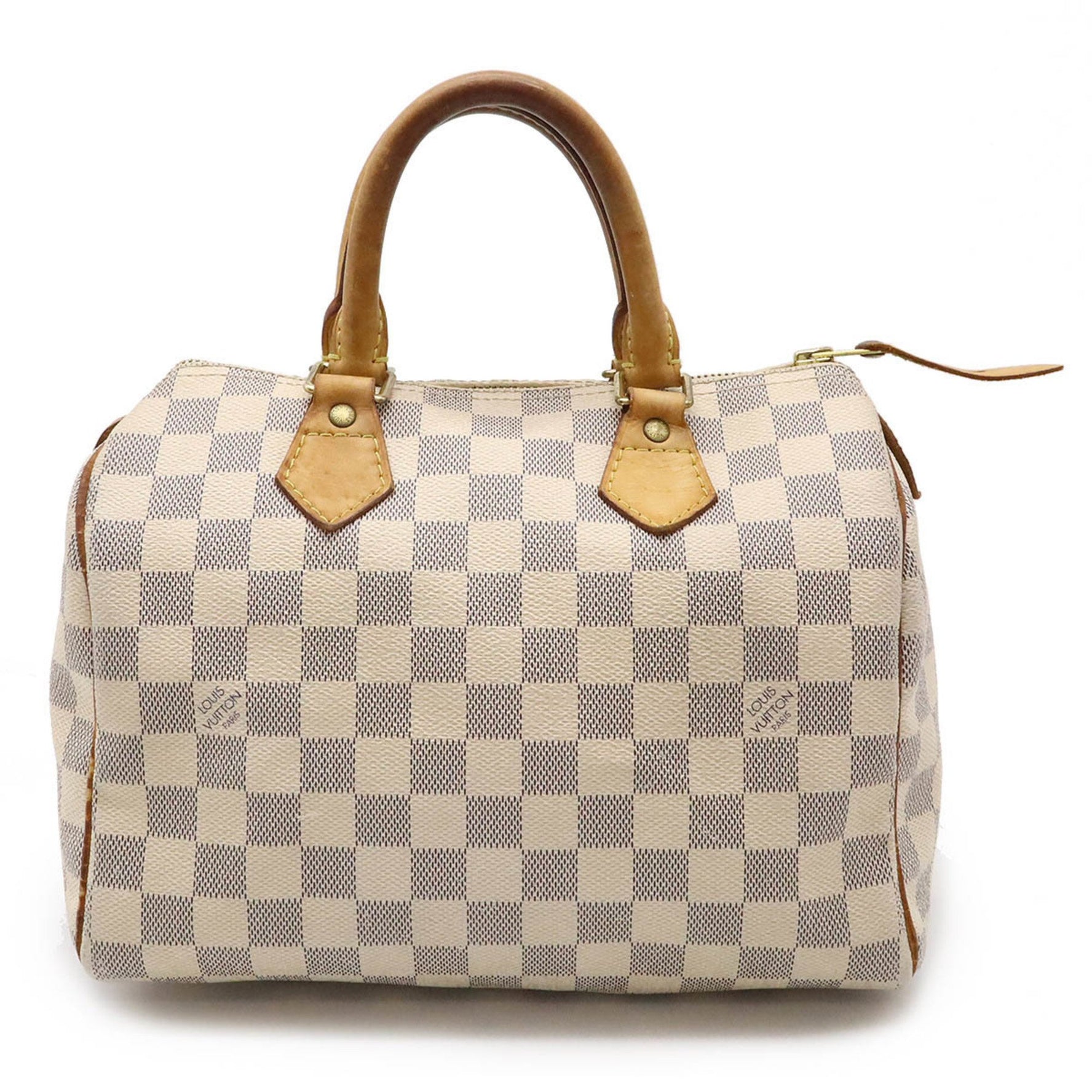 LOUIS VUITTON Damier Azur Speedy 25 Handbag
