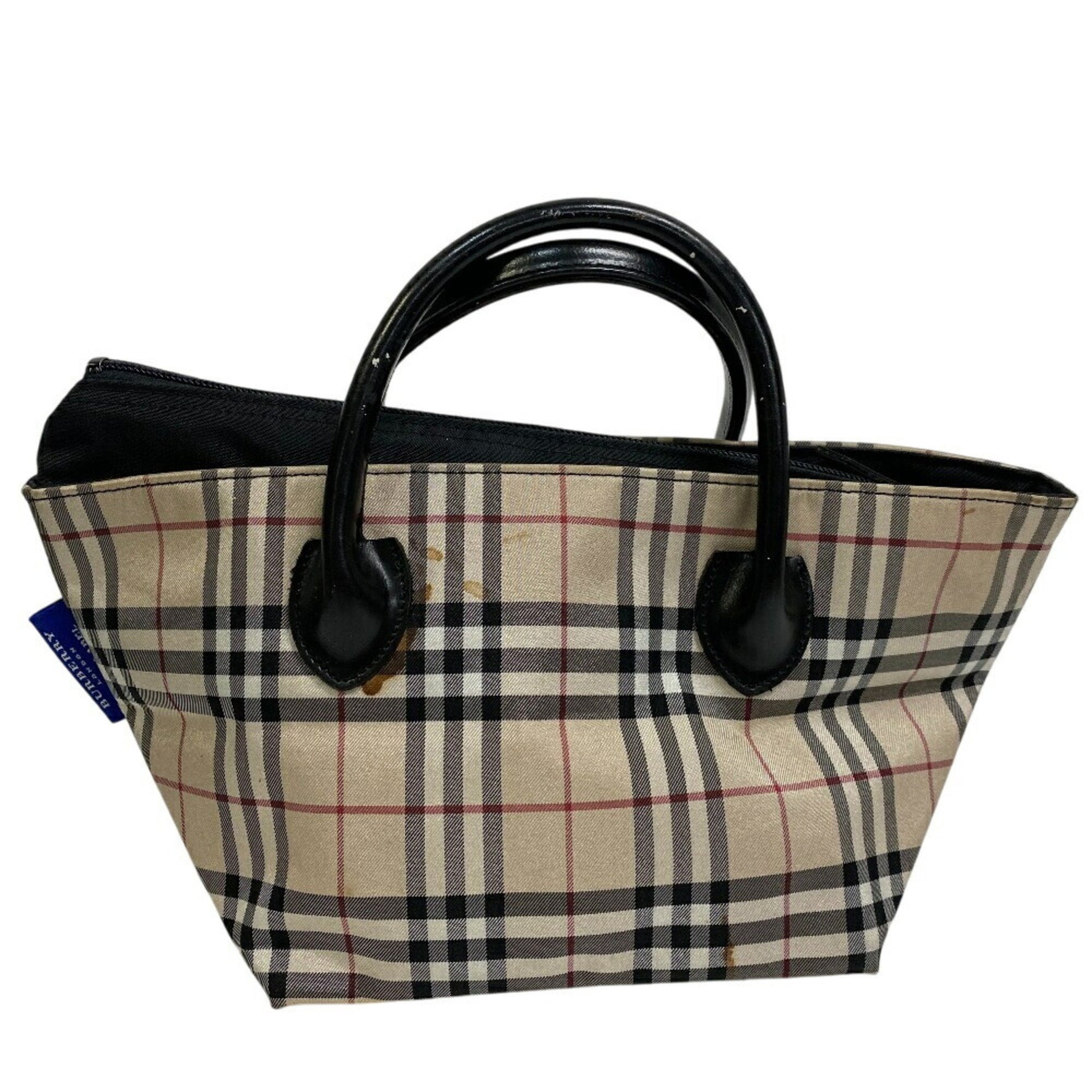 BURBERRY LABEL Mini Handbag, Nova Check