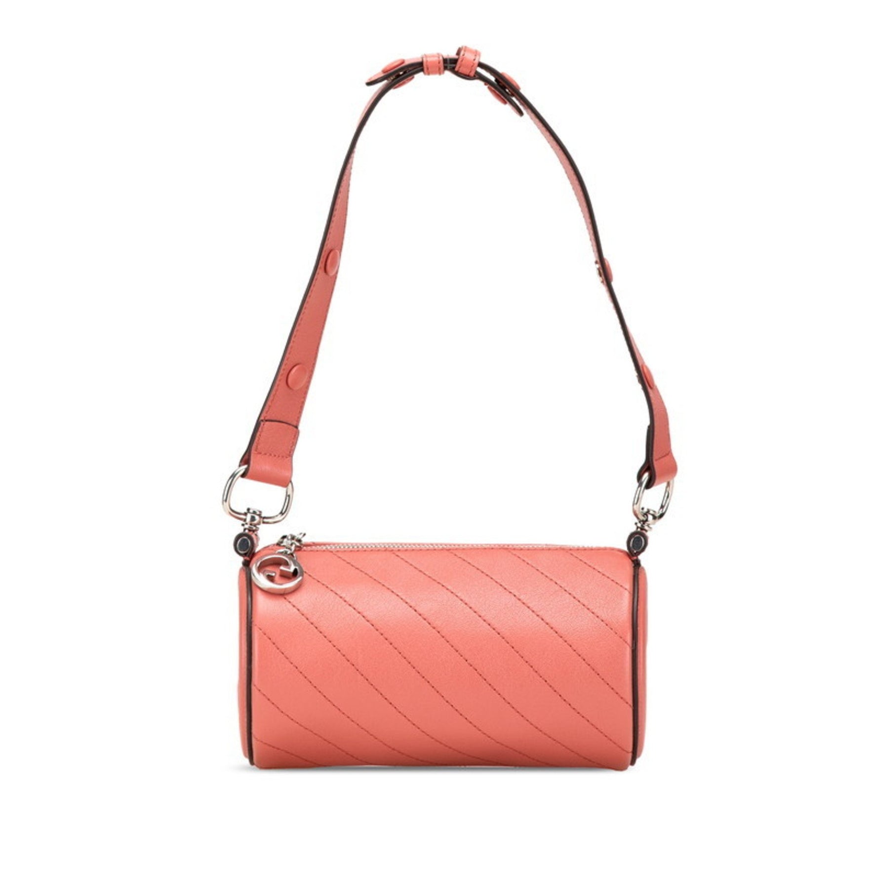 Gucci Blondie Mini One-Shoulder Bag Pink Leather Women's GUCCI