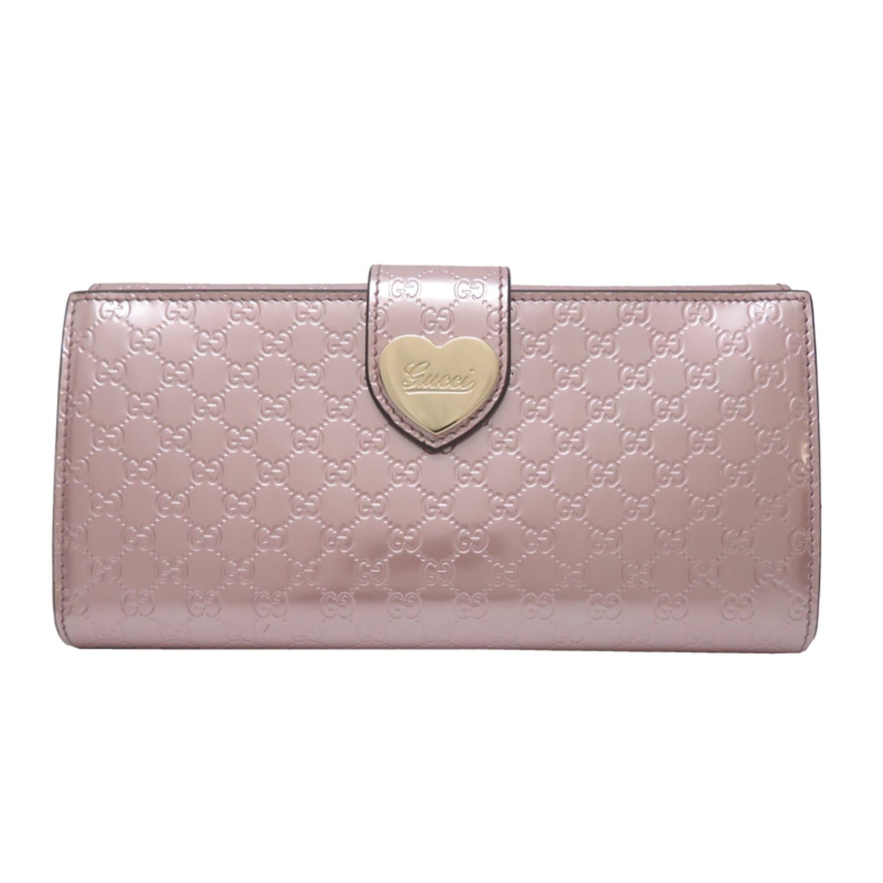 Gucci Micro Heart Long Wallet Enamel