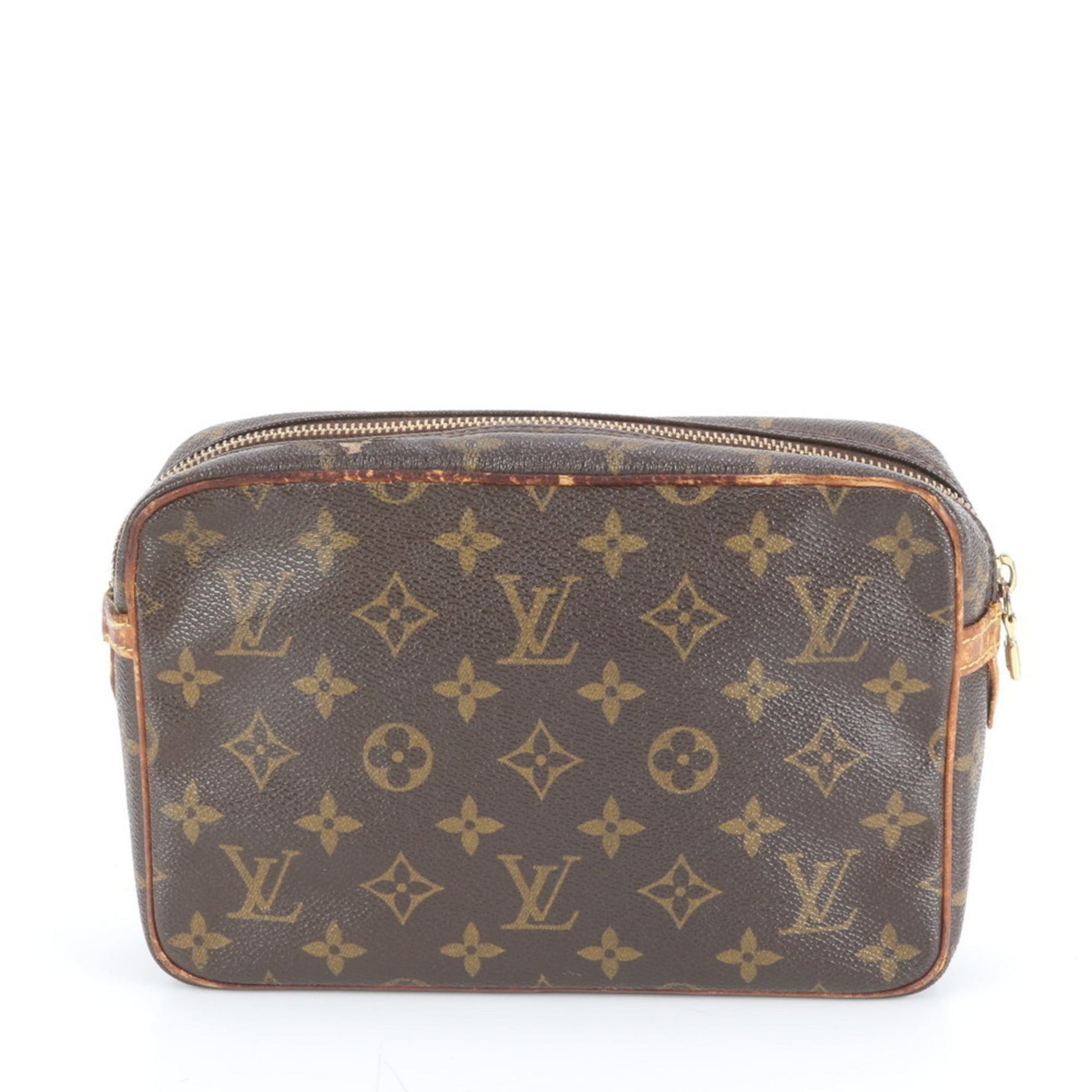 Louis Vuitton Monogram Compiègne 23 Leather Second Bag/Clutch Pouch