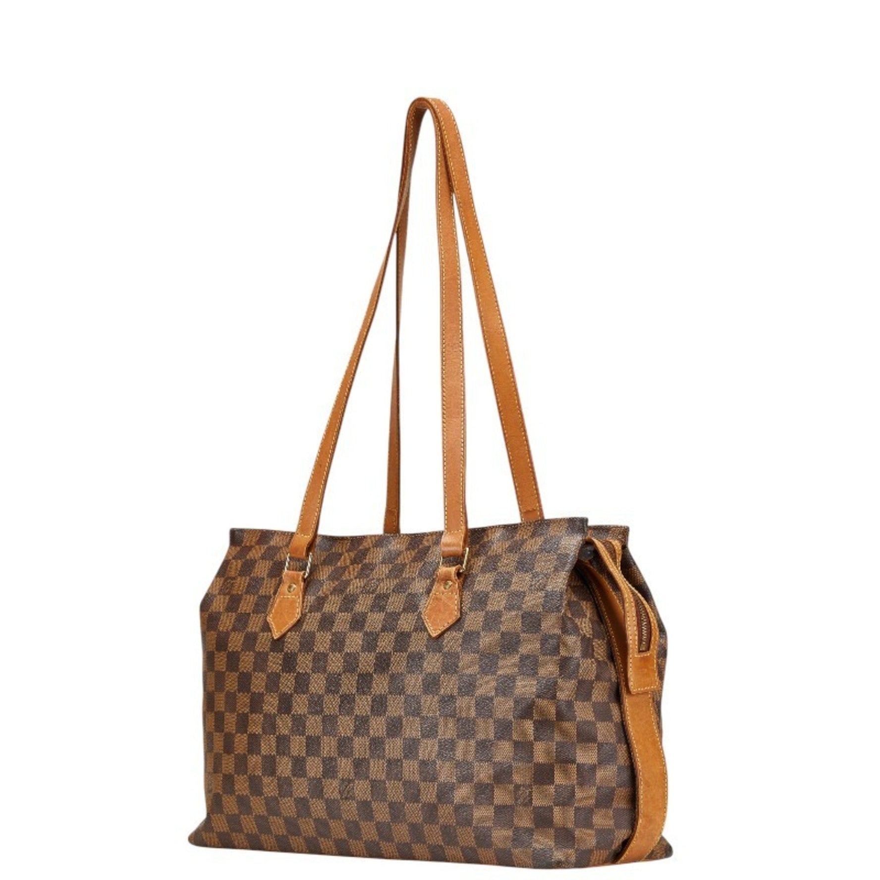 Louis Vuitton Damier Colombine Anniversary Limited Edition Tote Bag/Shoulder Bag Brown Leather LOUIS VUITTON
