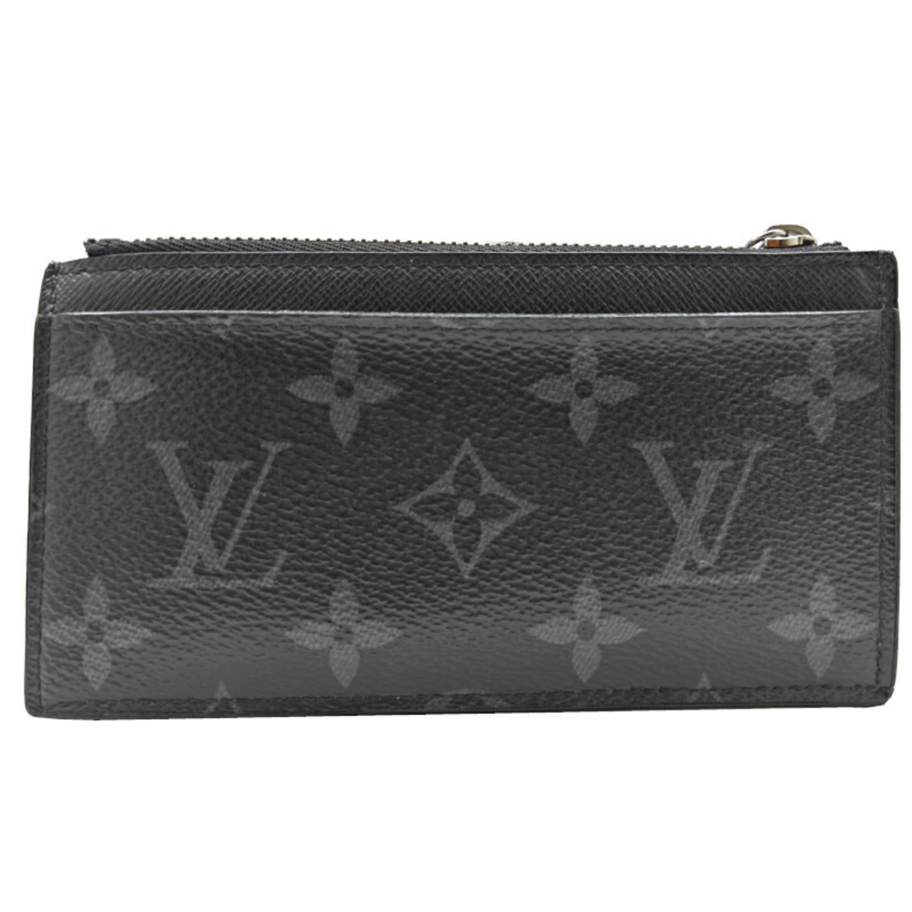 Louis Vuitton Monogram Eclipse Coin Card Holder Black Grey Business Holder/Card Case Wallet/Coin