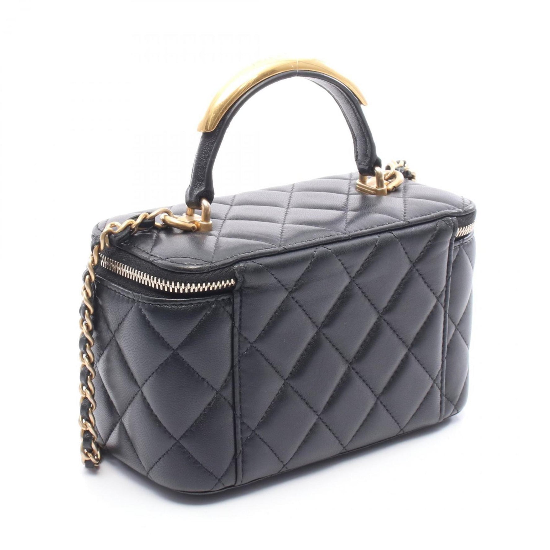 CHANEL Matelasse Shoulder Bag, Lambskin Leather