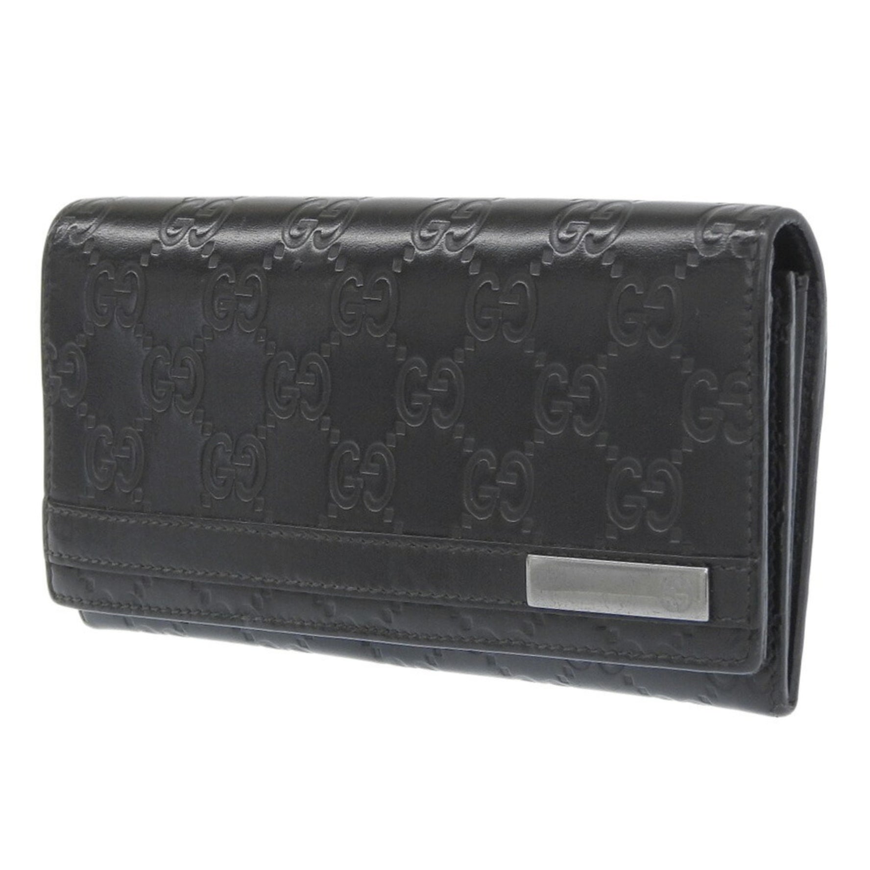 GUCCI GG Shima Long Wallet Calf Unisex