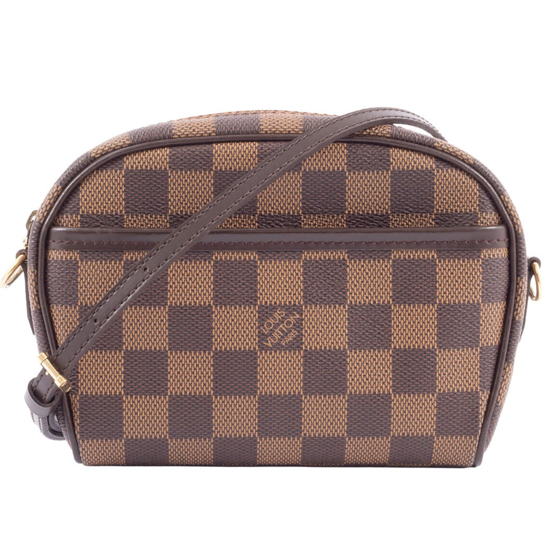 Louis Vuitton Pochette Ipanema Shoulder Bag Damier Ebene Canvas