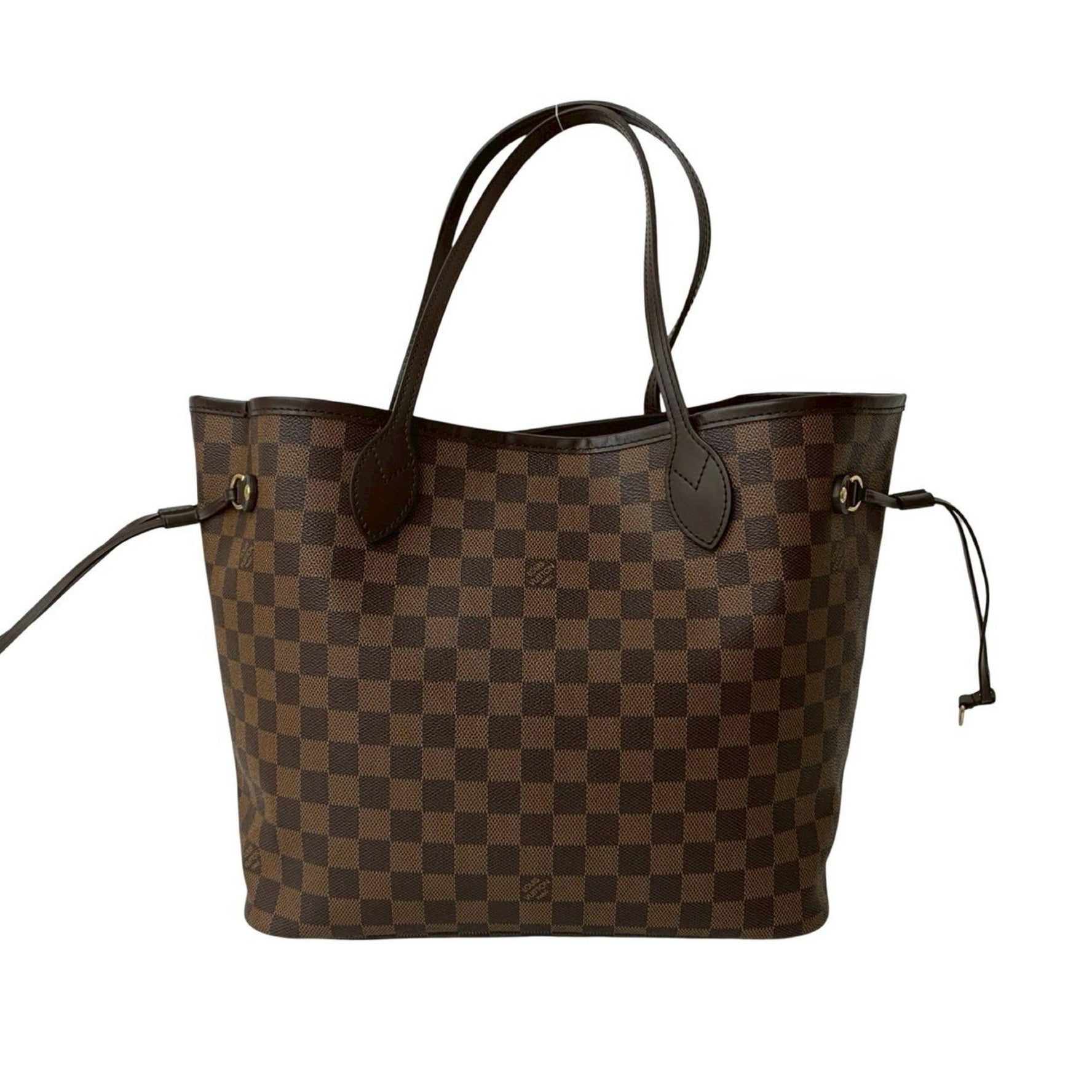 LOUIS VUITTON Damier Neverfull MM Leather Tote Bag, Handbag, Business