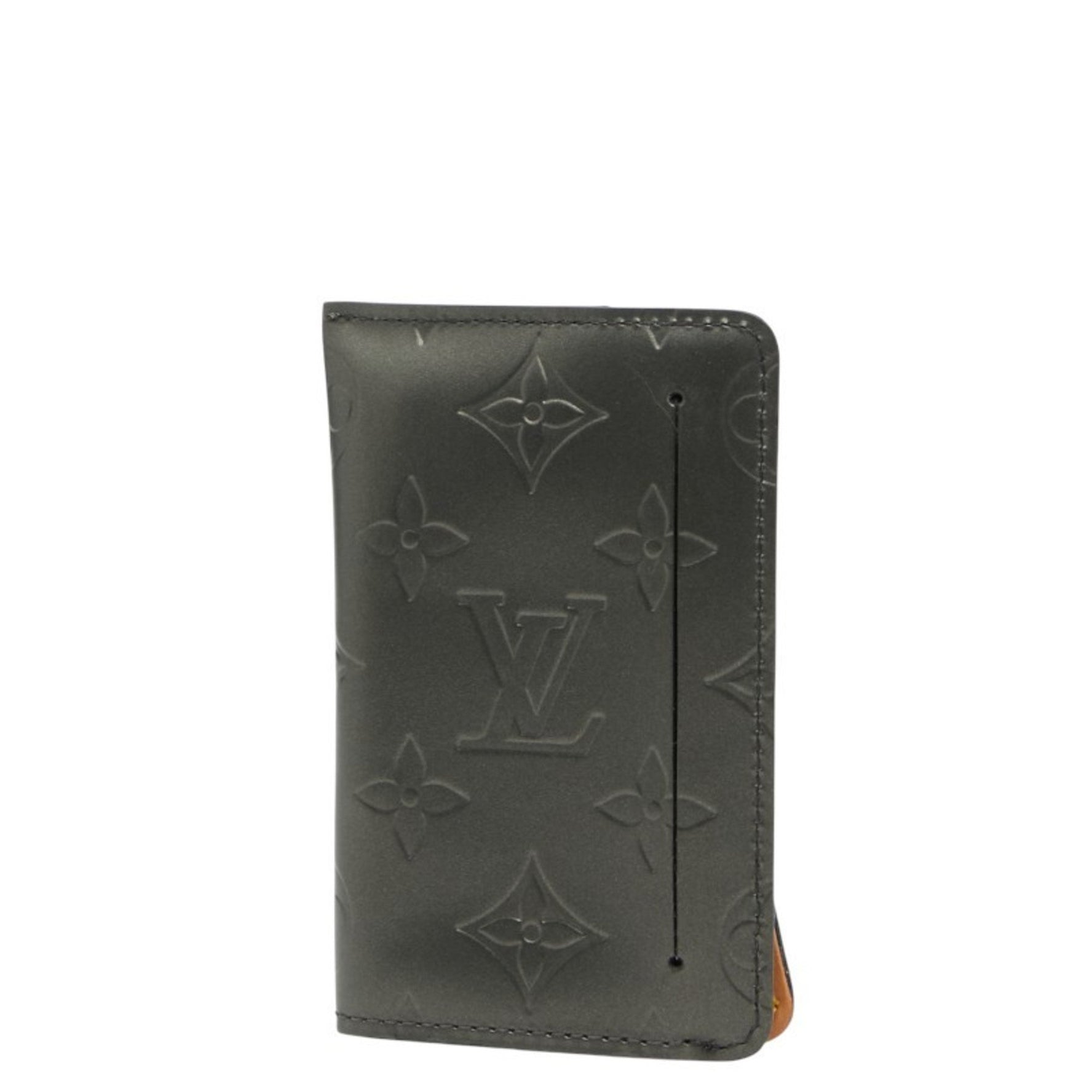 Louis Vuitton Monogram Matte Crochet GM Key Case Leather LOUIS VUITTON