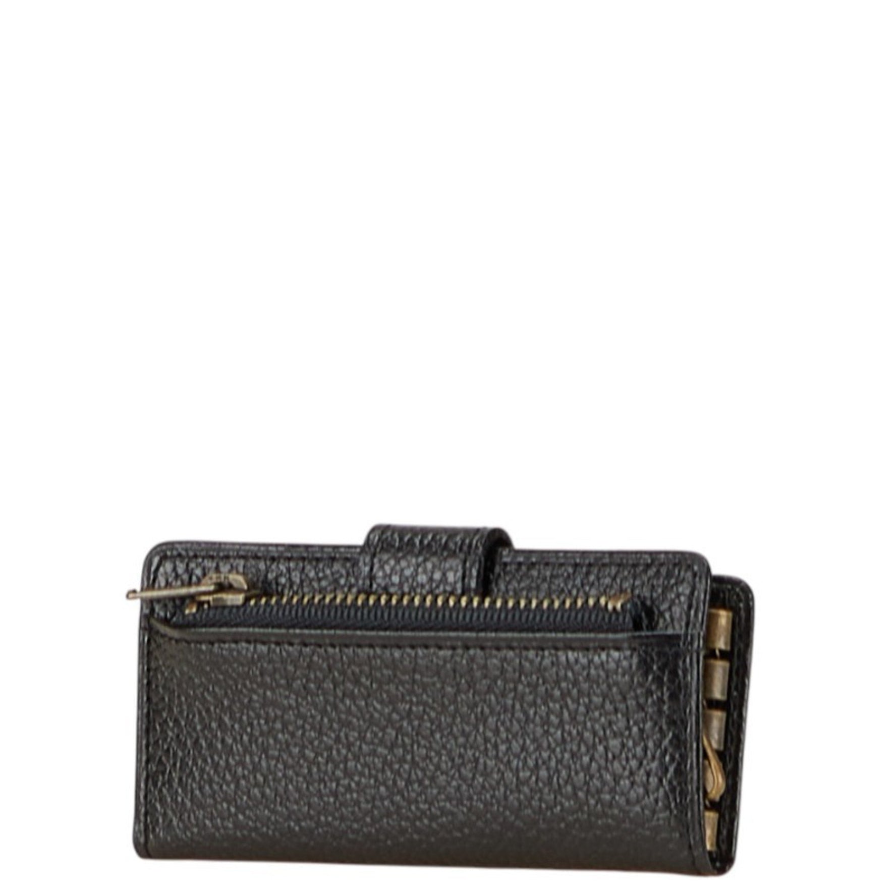 Burberry Nova Check Key Case in Leather