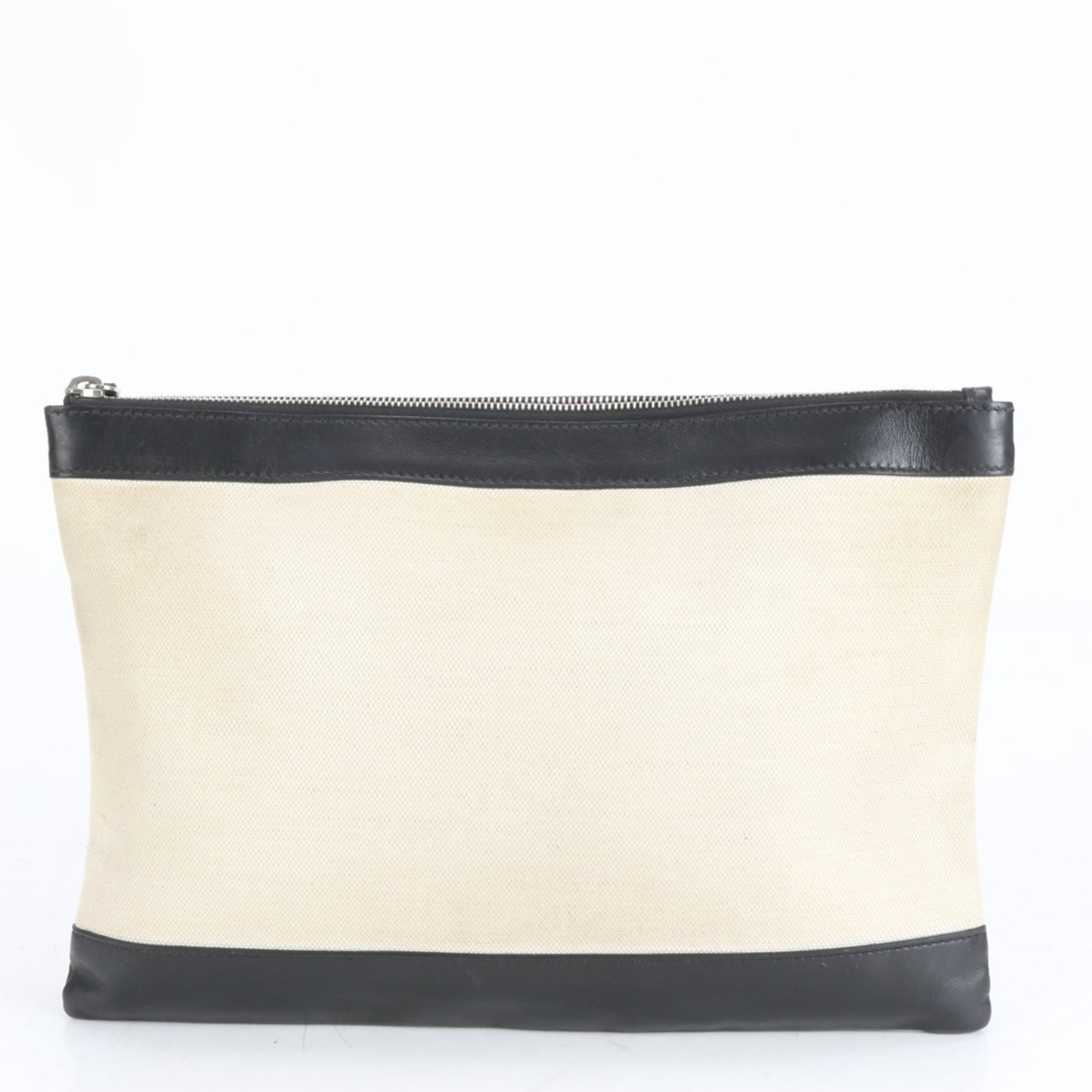 Balenciaga Navy Clip Leather Second Bag Clutch Pouch 373834-9260 Men's