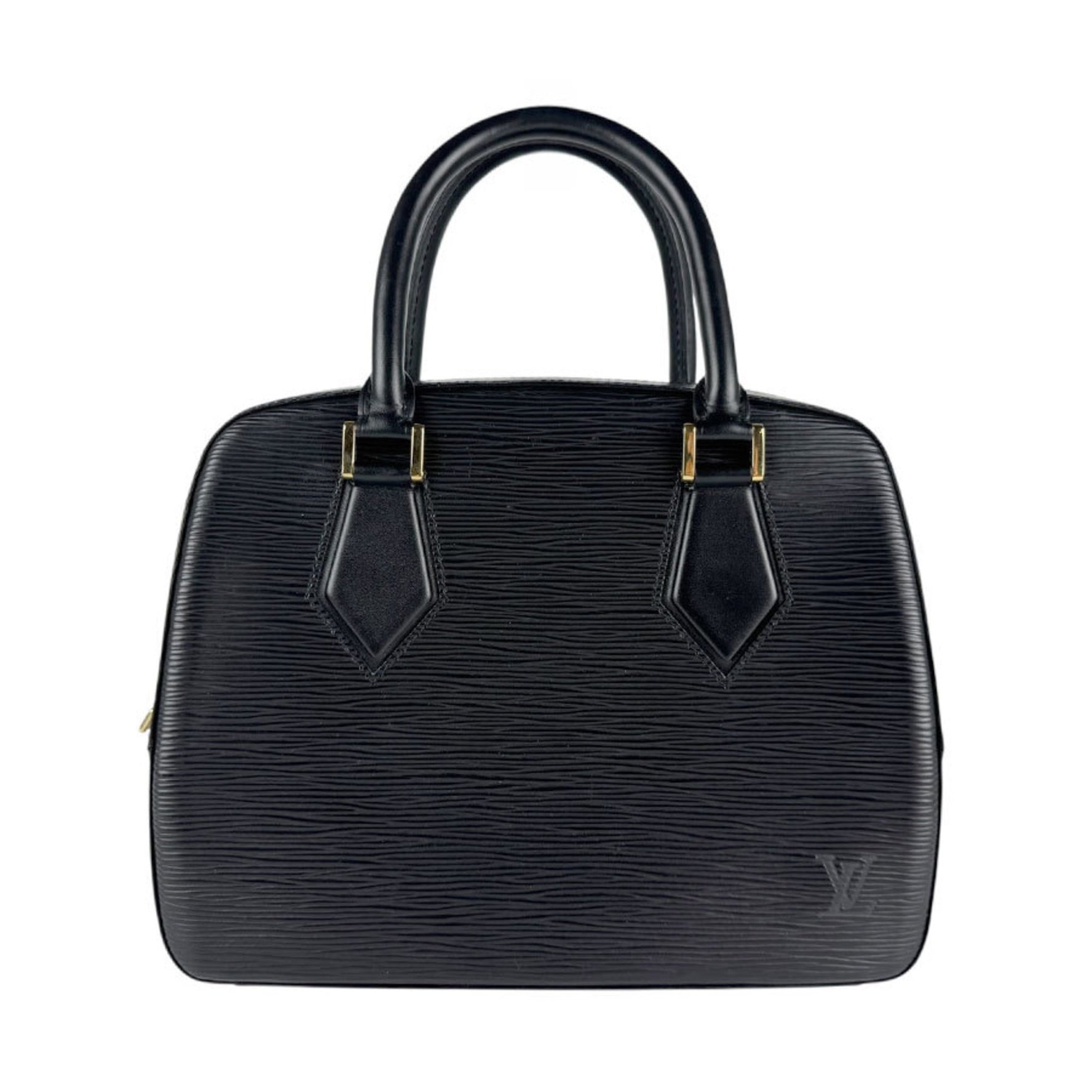 Louis Vuitton Epi Sablon Handbag in Leather, Noir, Women's, M52042 z6693