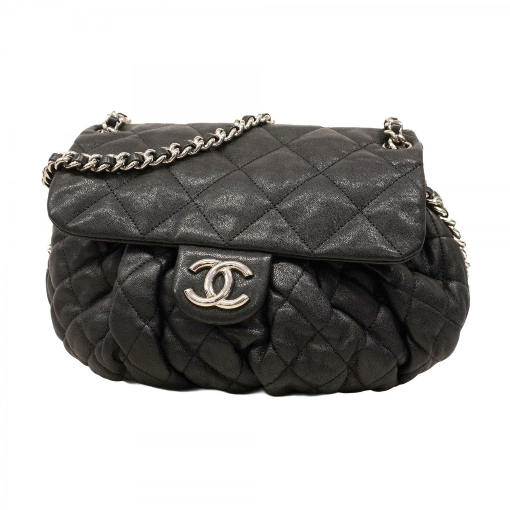 Chanel Matelasse Shoulder Bag with Chain Bag, Lambskin