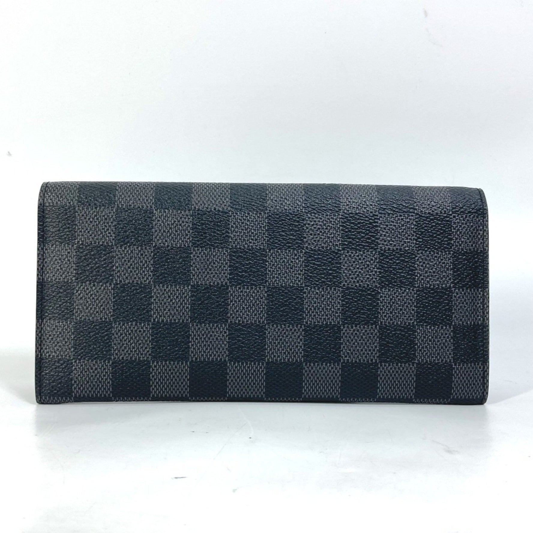 LOUIS VUITTON N63084 Damier Graphite Long Portefeuille Modular Card Holder, Coin Case, ID Wallet, Canvas, Men's, Black