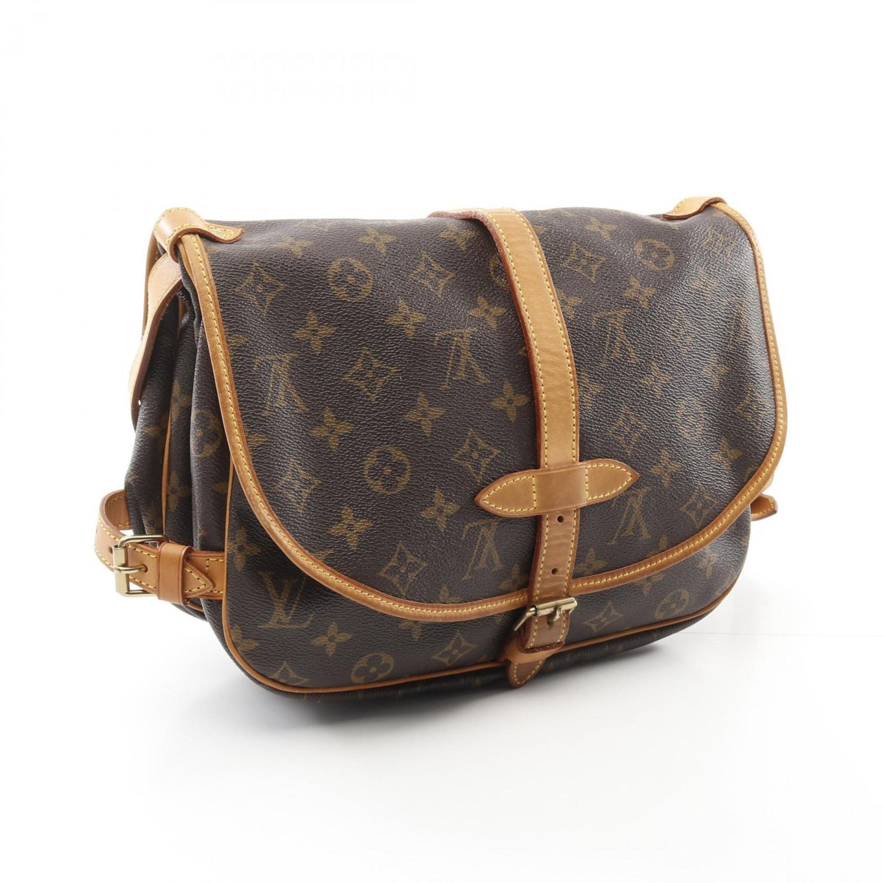 Louis Vuitton Saumur 30 Shoulder Bag, Coated Canvas and Leather, Monogram