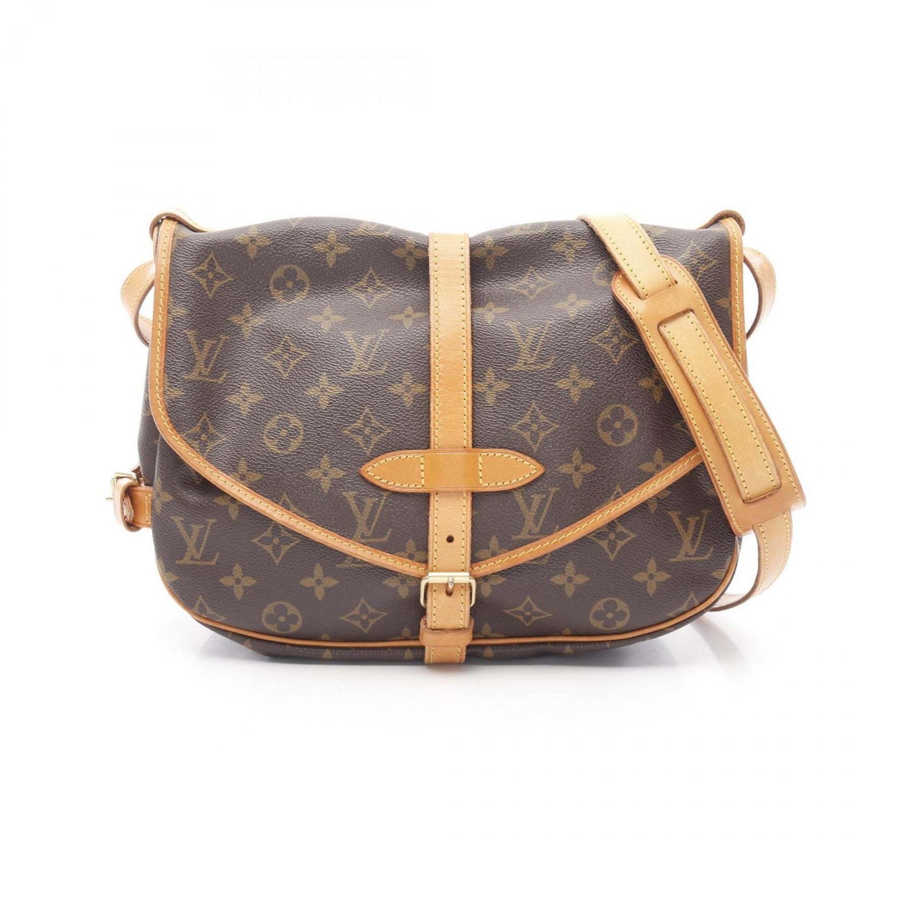 Louis Vuitton Saumur 30 Shoulder Bag, Coated Canvas and Leather, Monogram