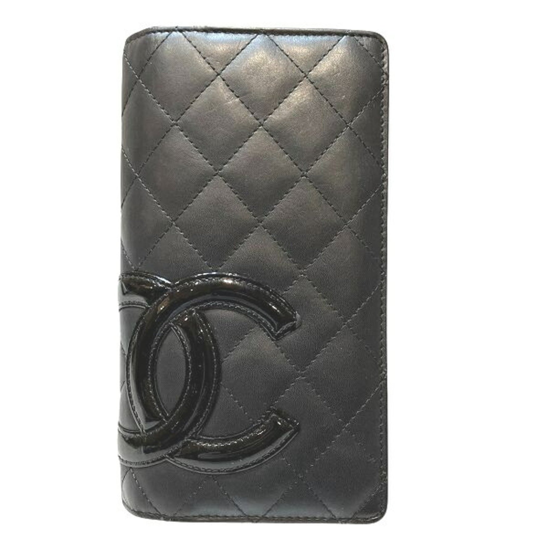 CHANEL Cambon Line A26717 Wallet Long Women's
