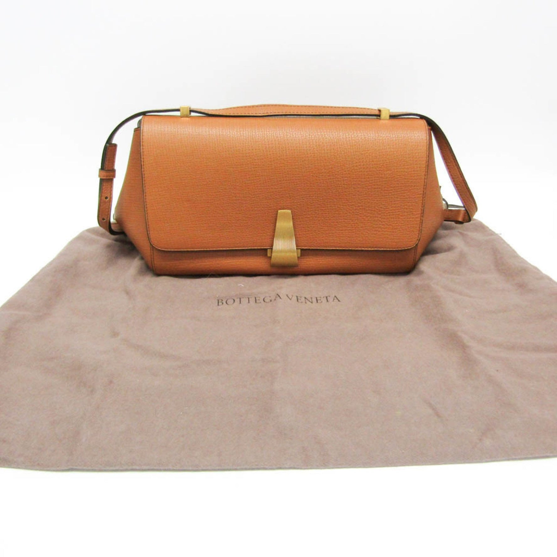 Bottega Veneta Palmerath ANGLE Leather Shoulder Bag