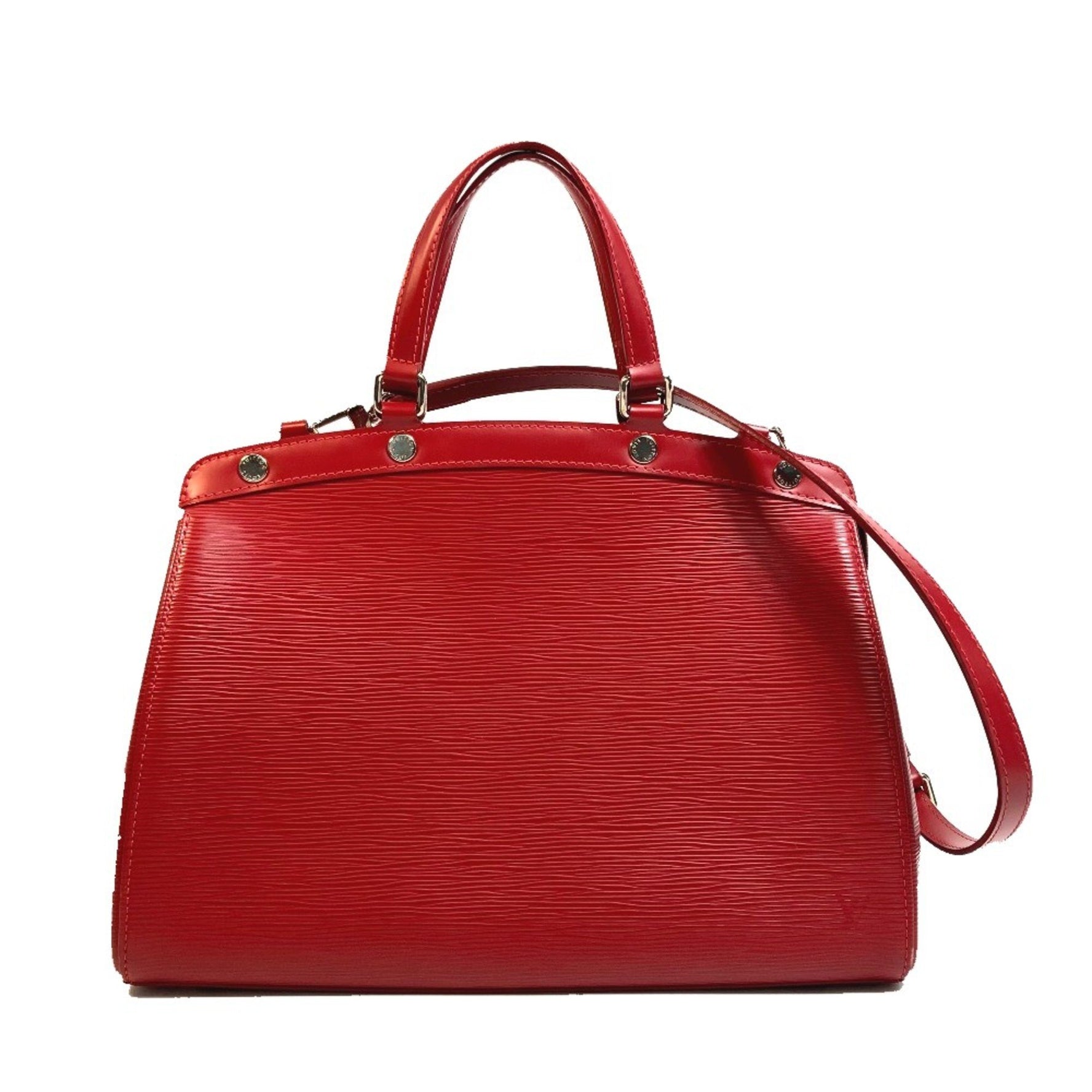 Louis Vuitton Epi Bag shoulder bag Hand Bag Carmine