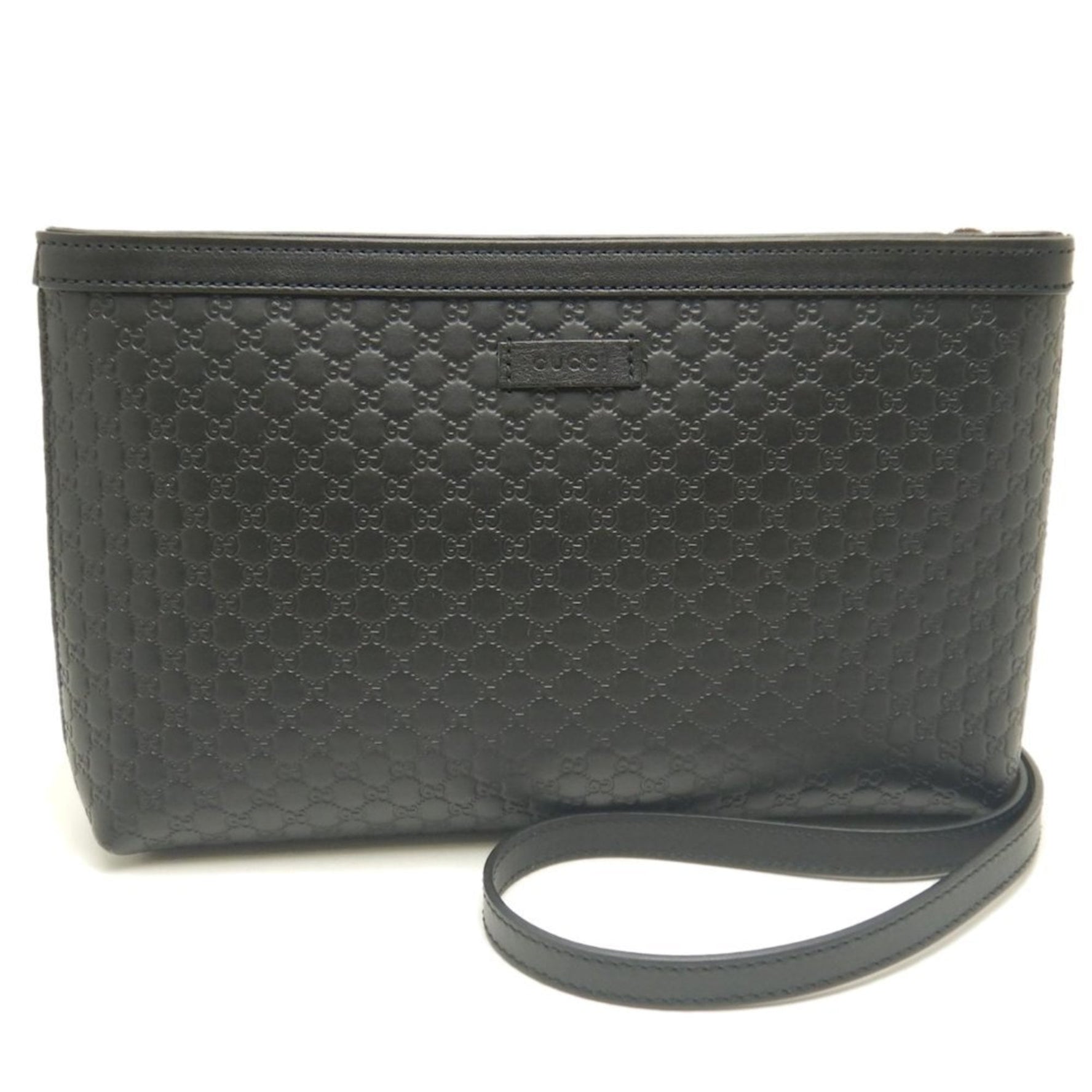 GUCCI Micro Guccissima Shoulder Bag in Leather, Outlet