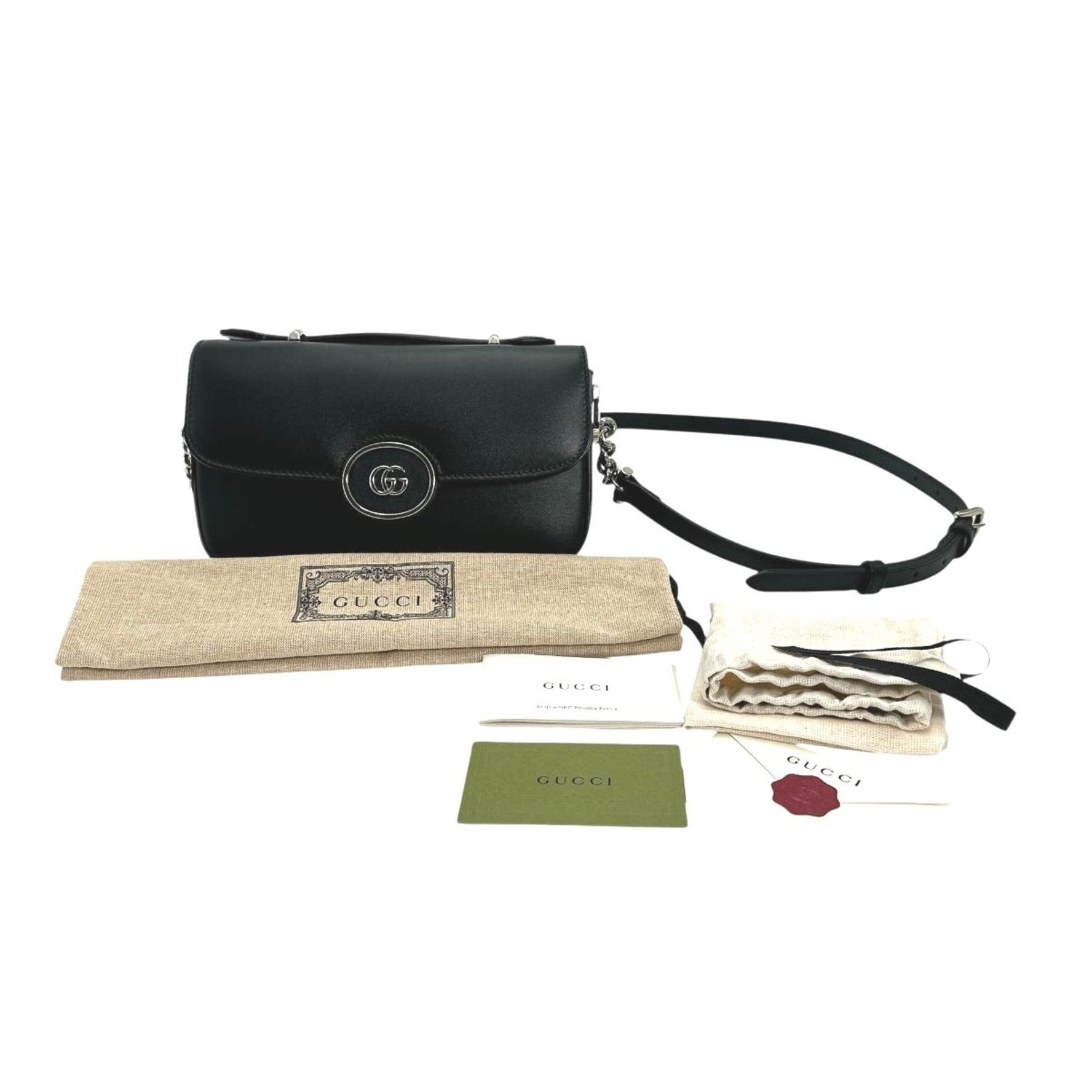 GUCCI Shoulder Bag Leather