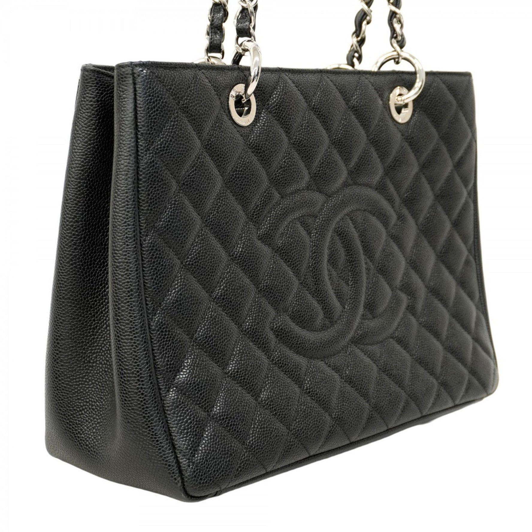 Chanel Matelasse Shoulder Bag with Chain, Caviar Skin