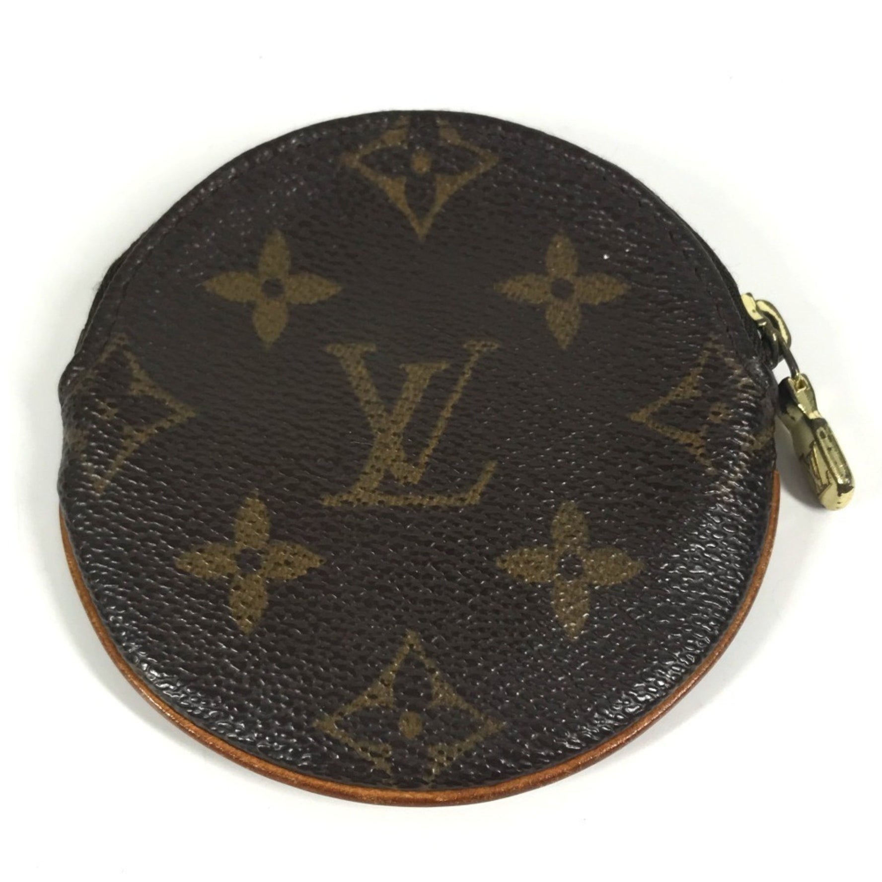 LOUIS VUITTON Monogram Porte Monnaie Long Wallet with Coin Purse, Canvas, Brown, Men's and