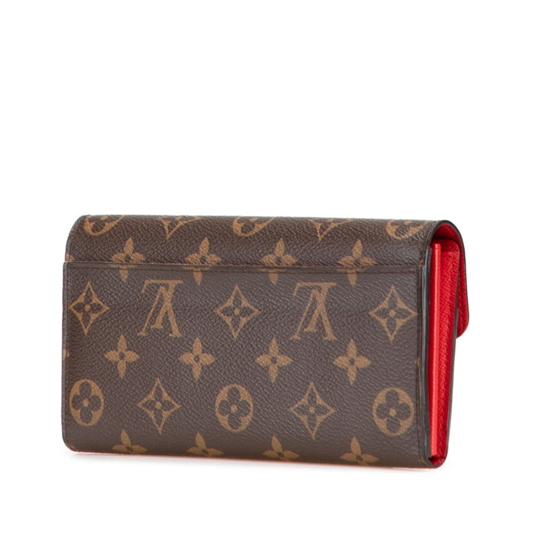 Louis Vuitton Monogram Portefeuille Sarah Long Wallet Leather LOUIS VUITTON