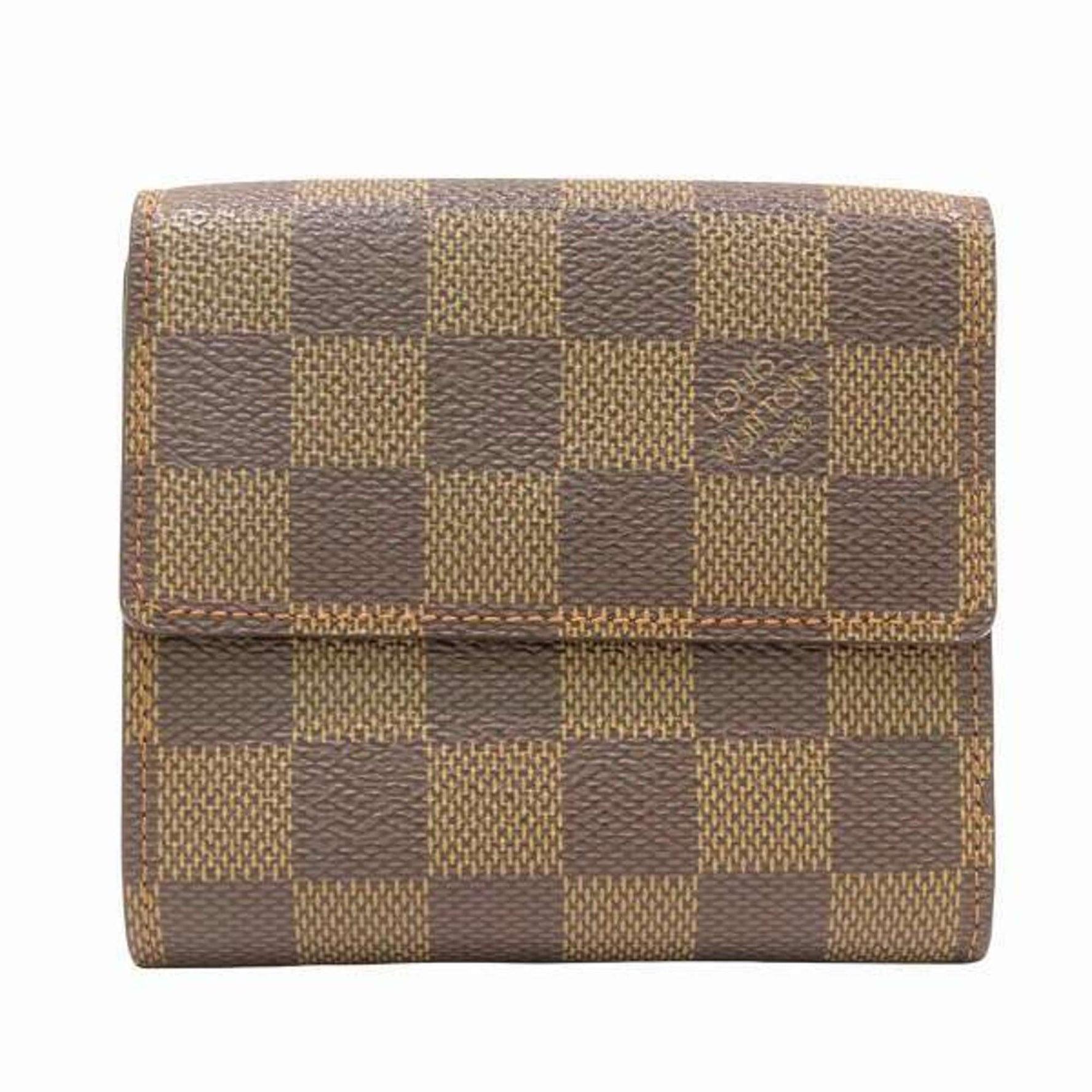 Louis Vuitton Damier Portemonnay Bi-E Carte Credit Wallet Tri-fold Men's