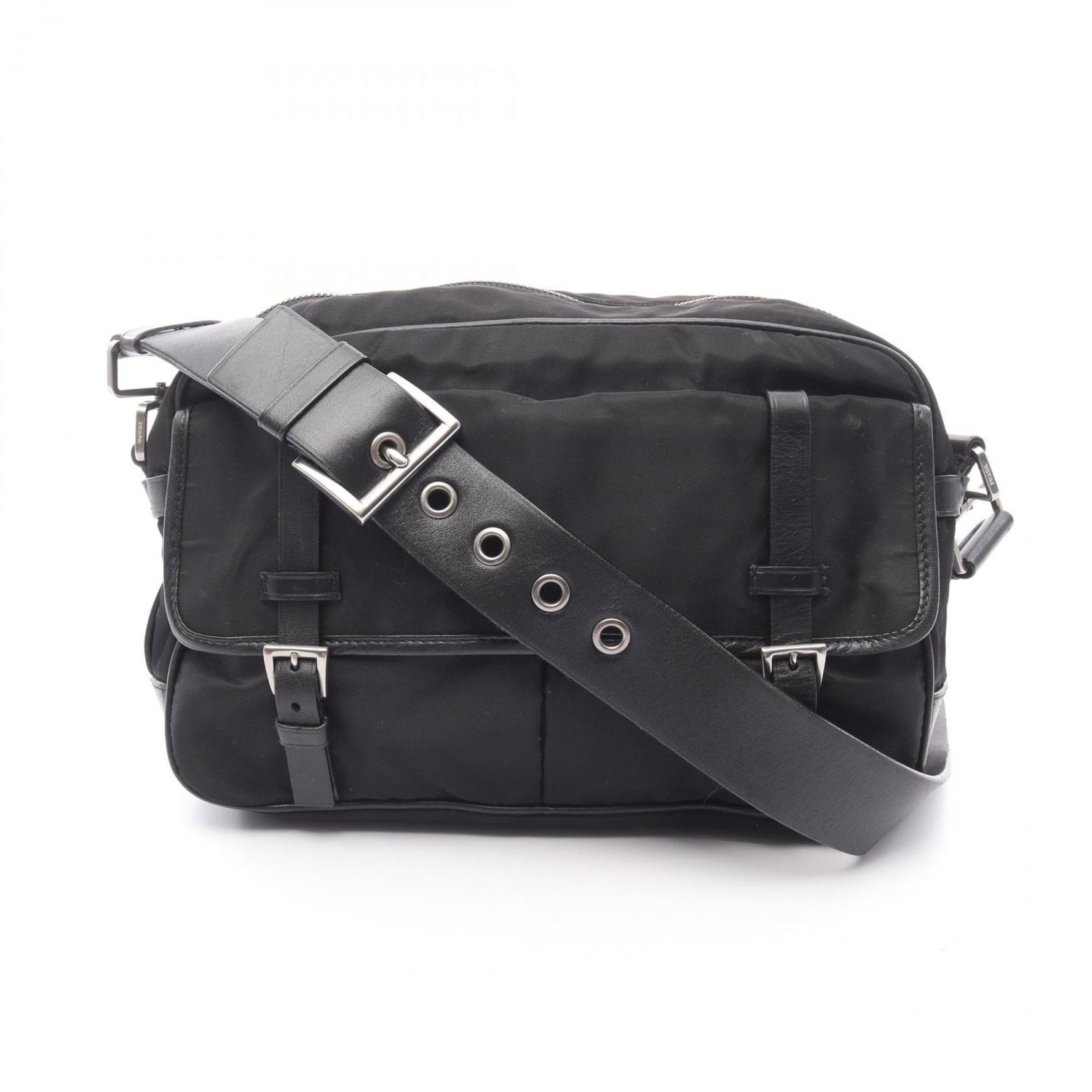 Prada Re-Nylon Shoulder Bag, Nylon and Leather, Men's