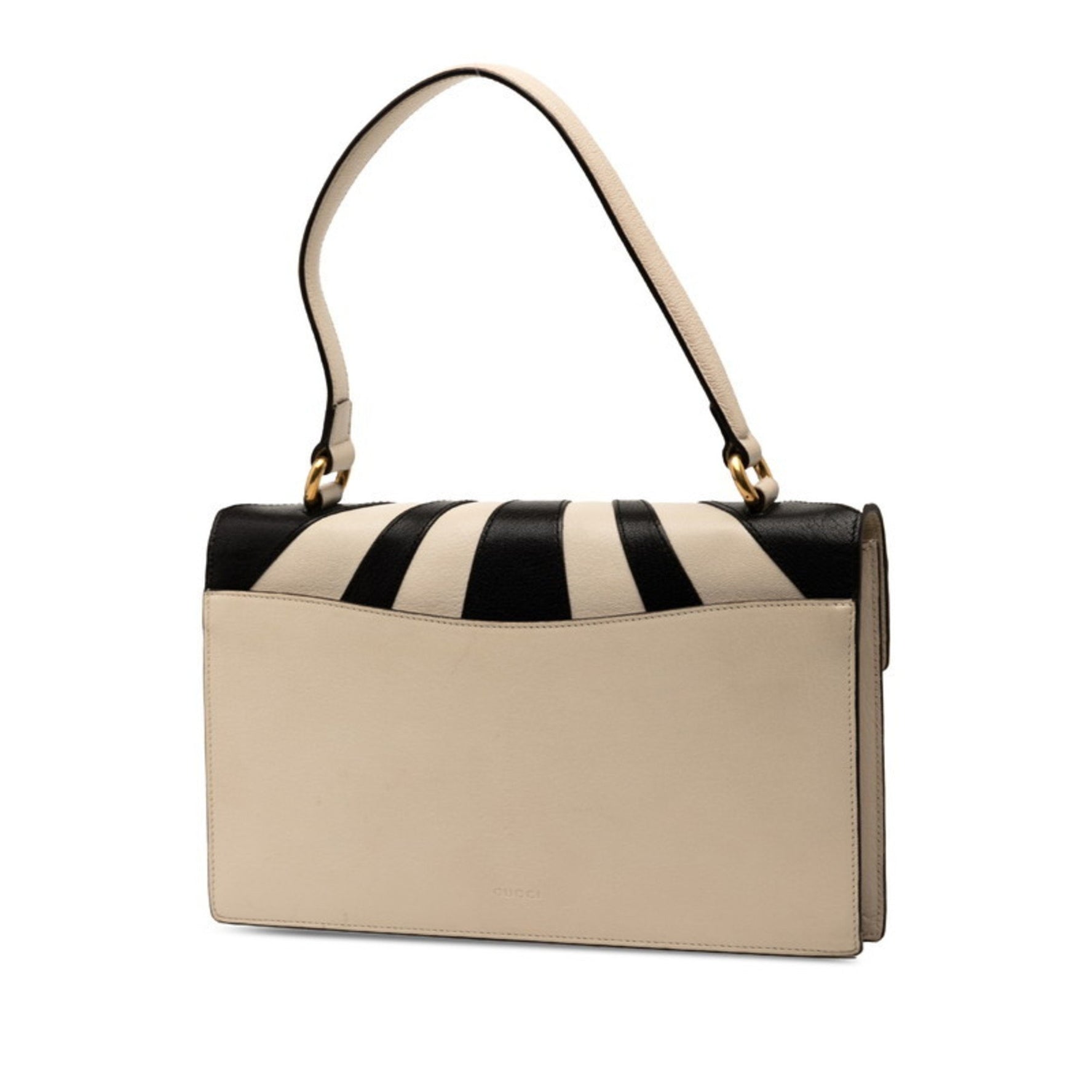 Gucci Ribbon Tiger Handbag Chain Shoulder Bag Ivory Red Black Leather