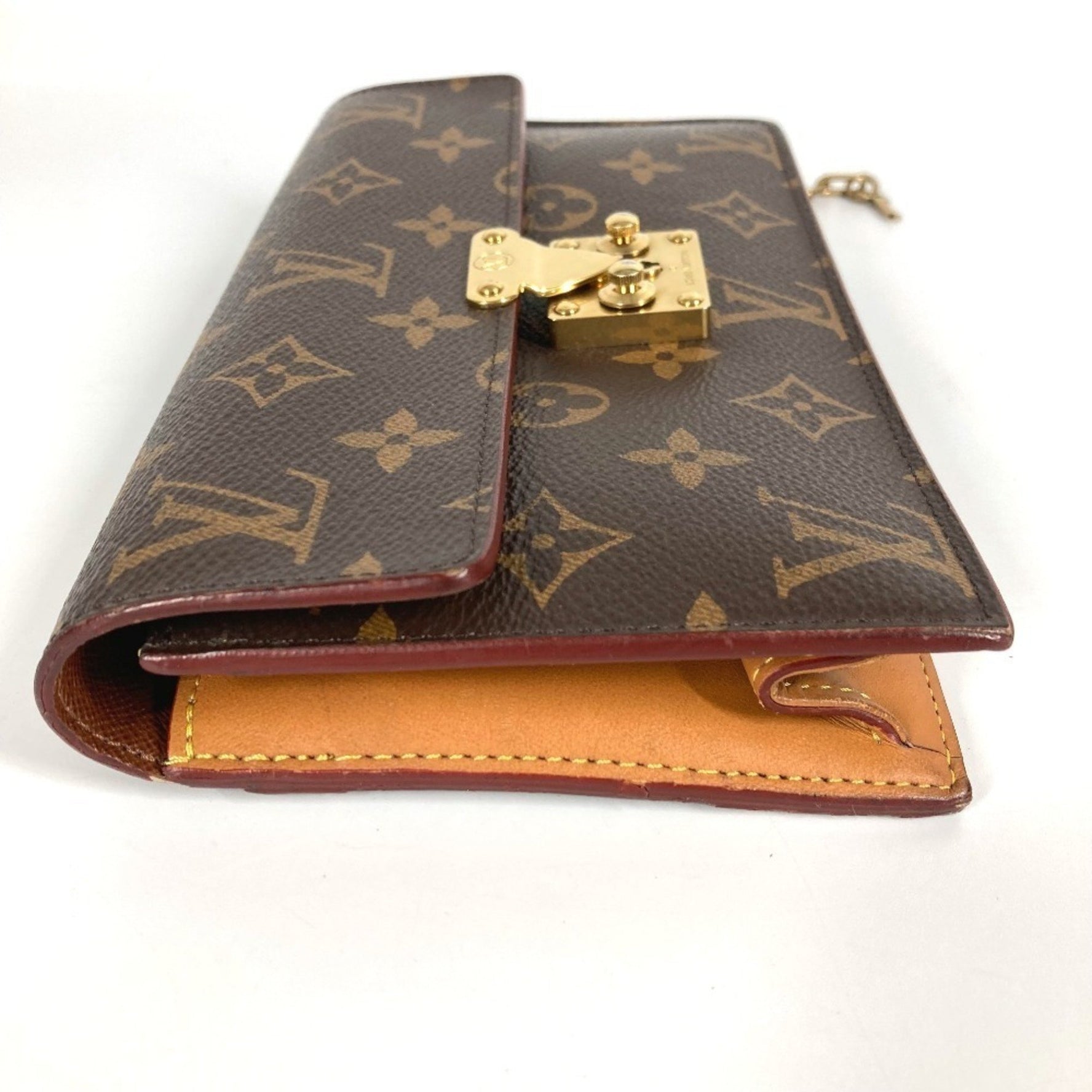LOUIS VUITTON Monogram S-Lock Belt Pouch PM, Bag, Shoulder Long Wallet, Waist Canvas, Unisex, Brown