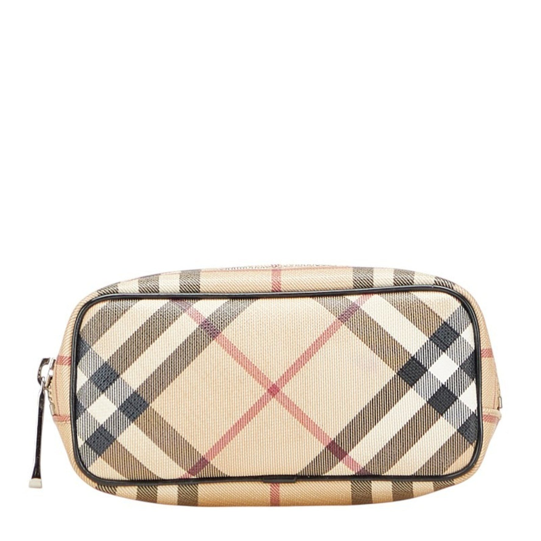 Burberry Nova Check Pouch, Beige, Multicolor