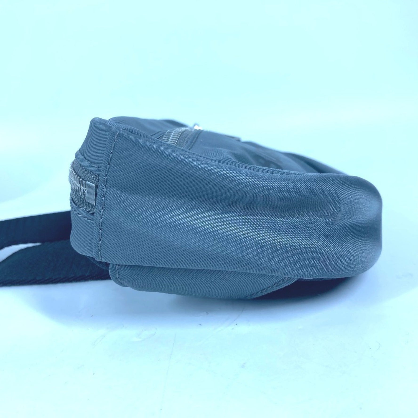 BURBERRY Cross Belt Bag Waist Pouch Body Nylon Men's Grey
