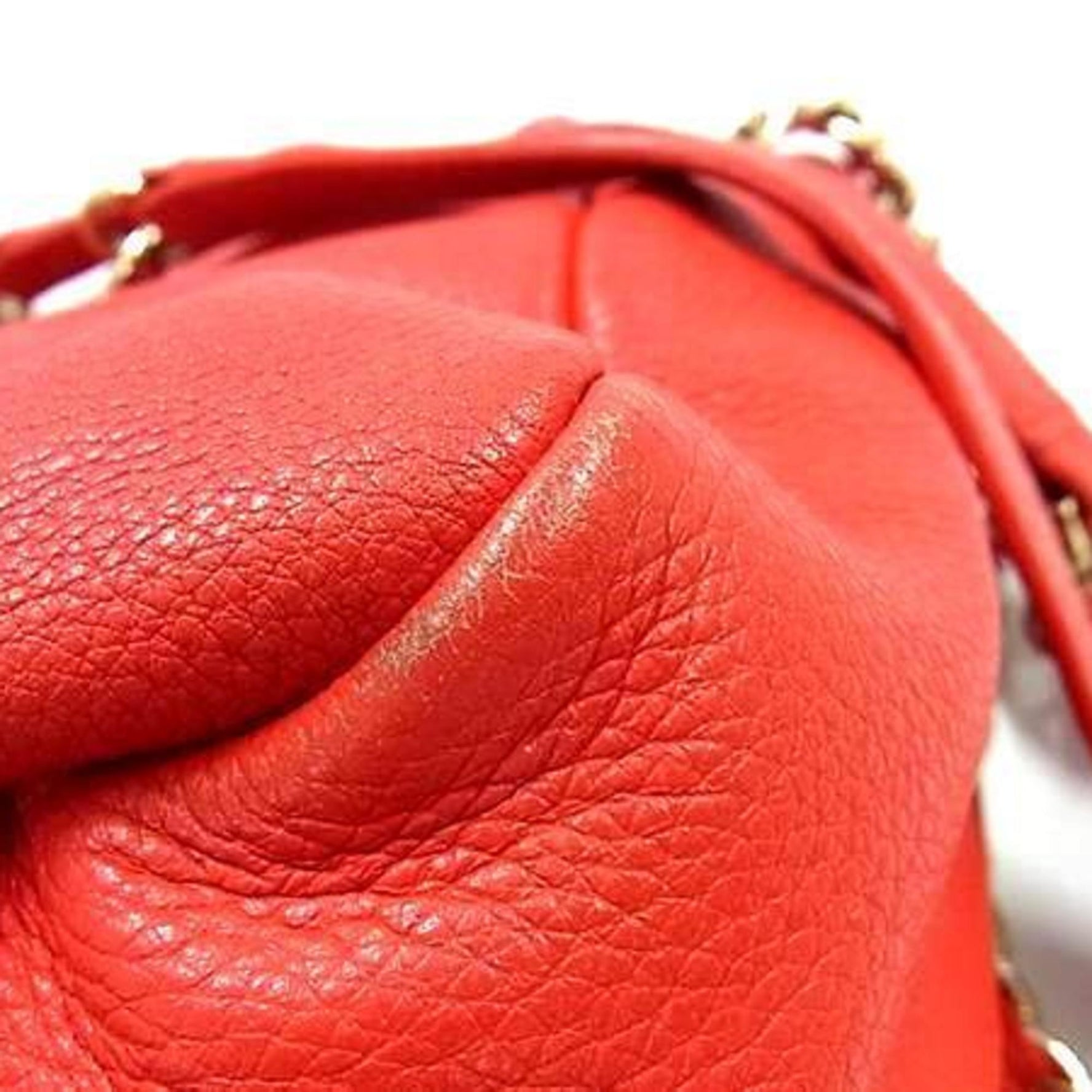 TORY BURCH Marion Chain Shoulder Bag in Red Leather