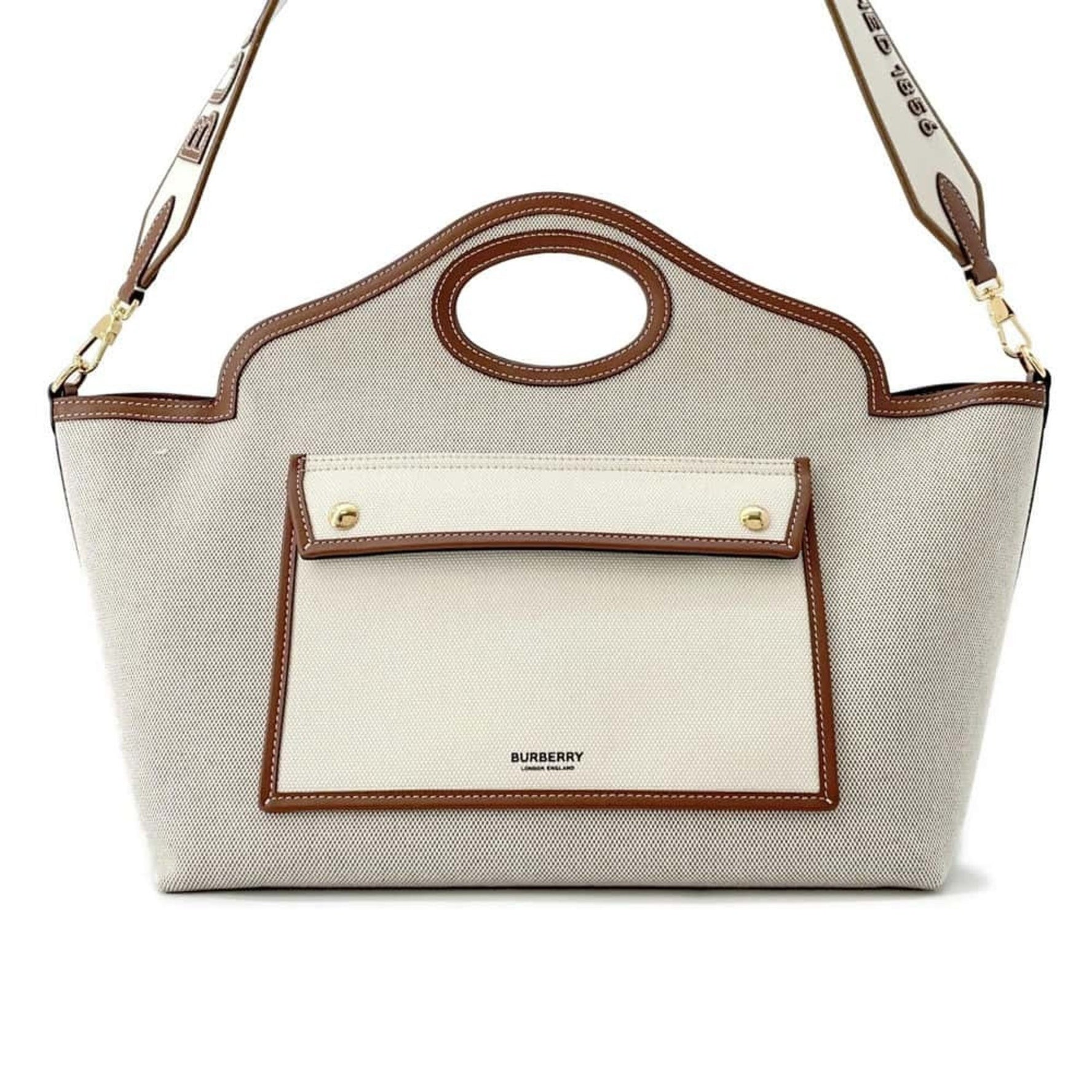 Burberry Handbag Small Soft Pocket BURBERRY 2way Shoulder Bag