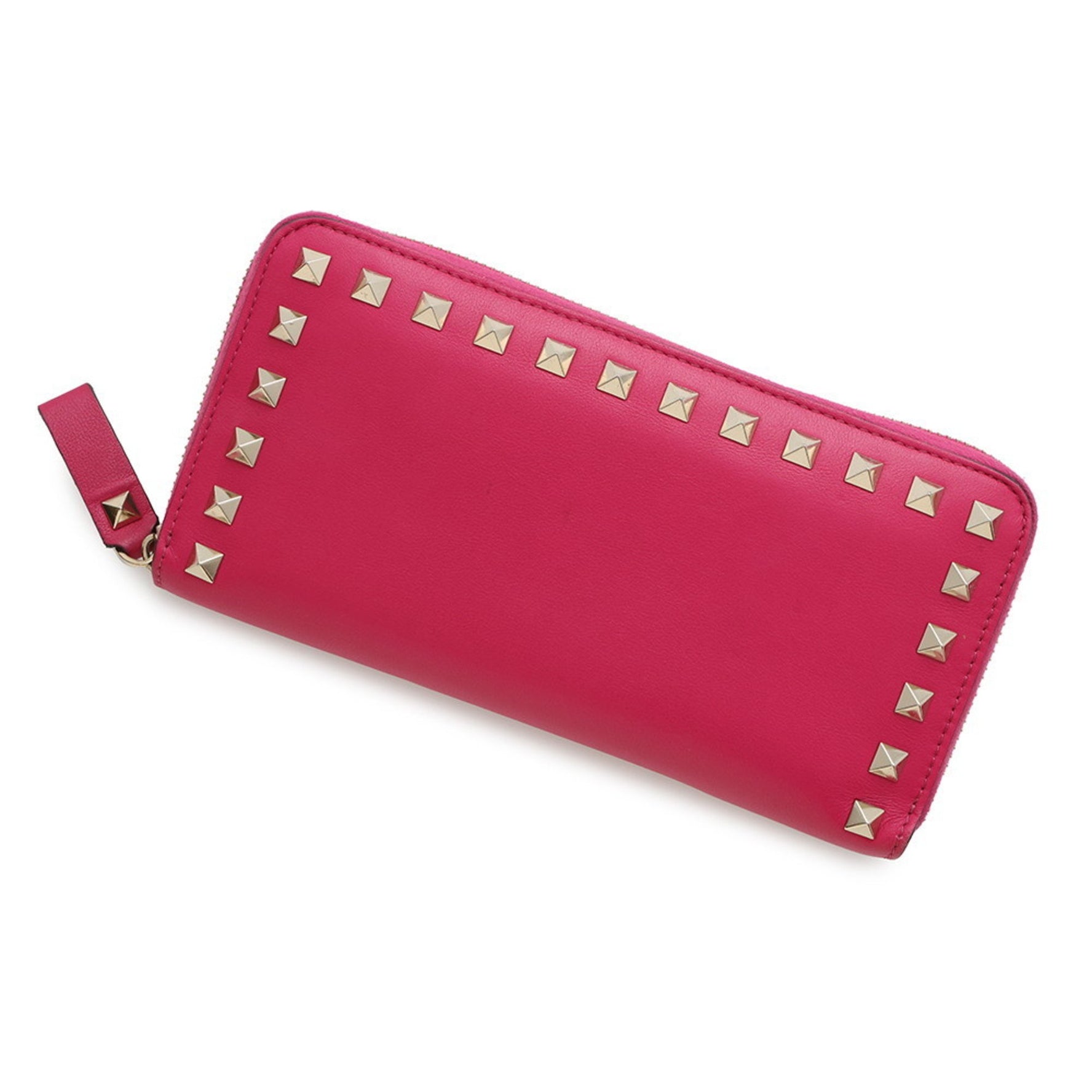 Valentino Garavani Long Wallet Studs Round Zip VALENTINO