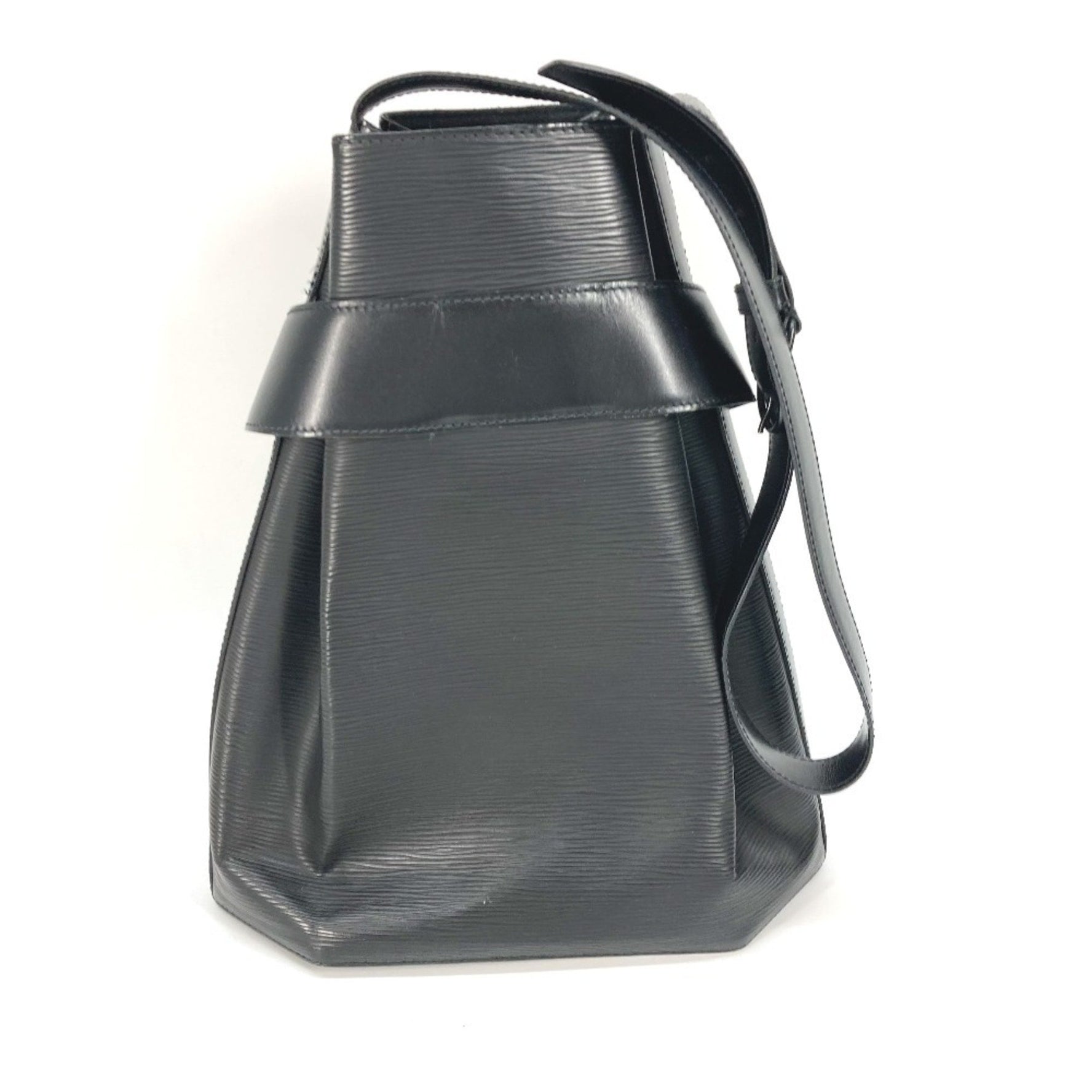 LOUIS VUITTON M80155 Epi Sac Deporte GM Shoulder Bag in Leather, Women's, Noir Black