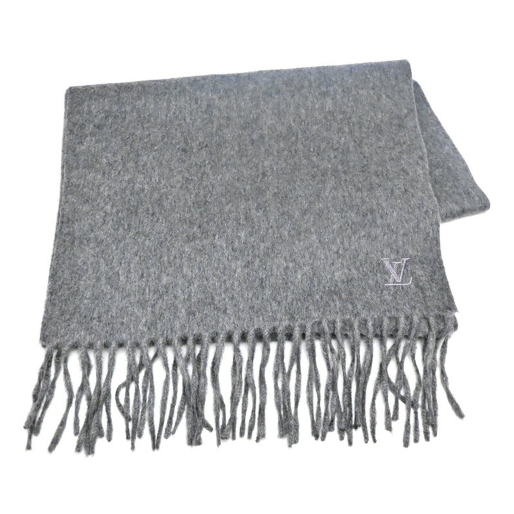Louis Vuitton Echarpe Jeram and Men's Scarf Cashmere Grey