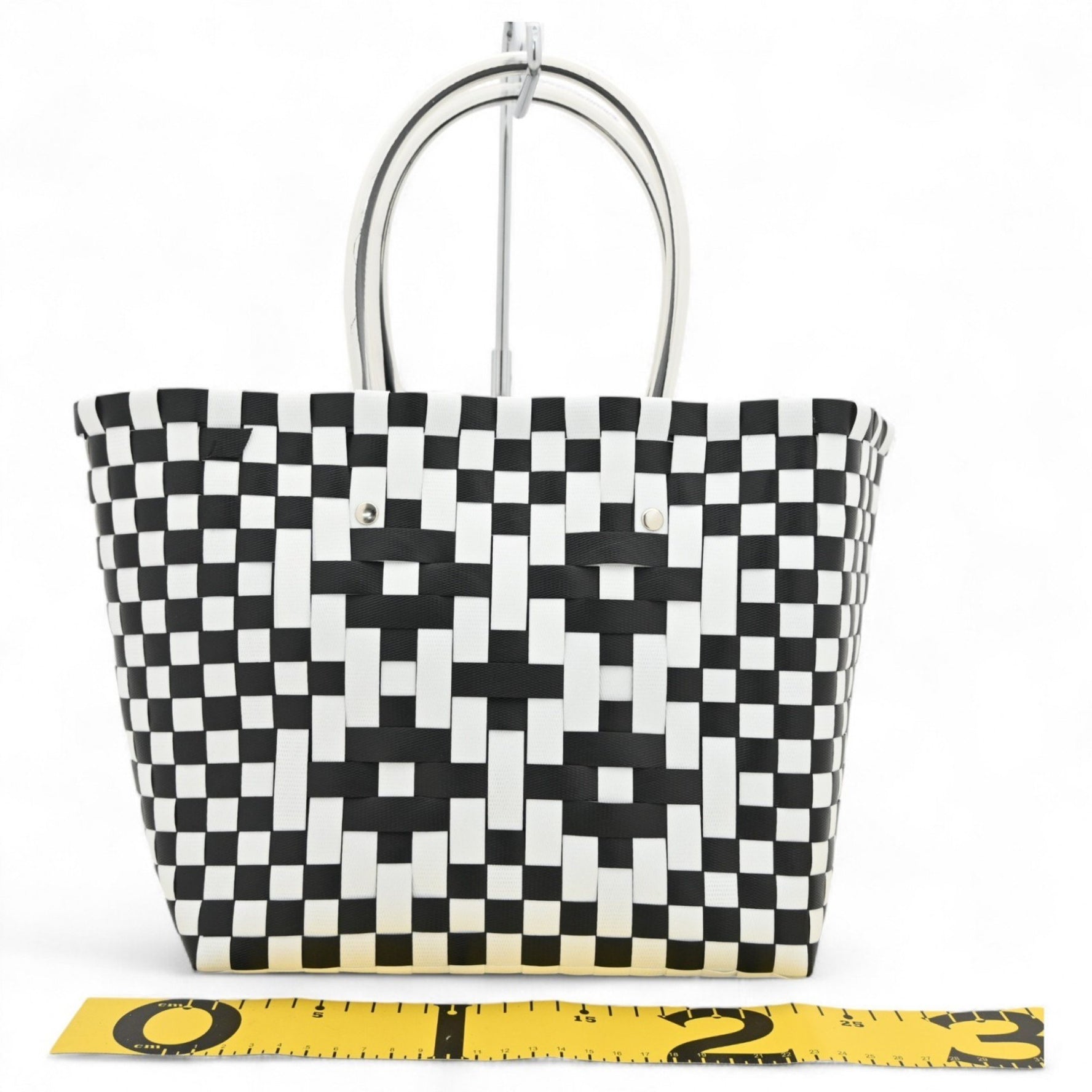 Marni Picnic Basket Bag in Black and White