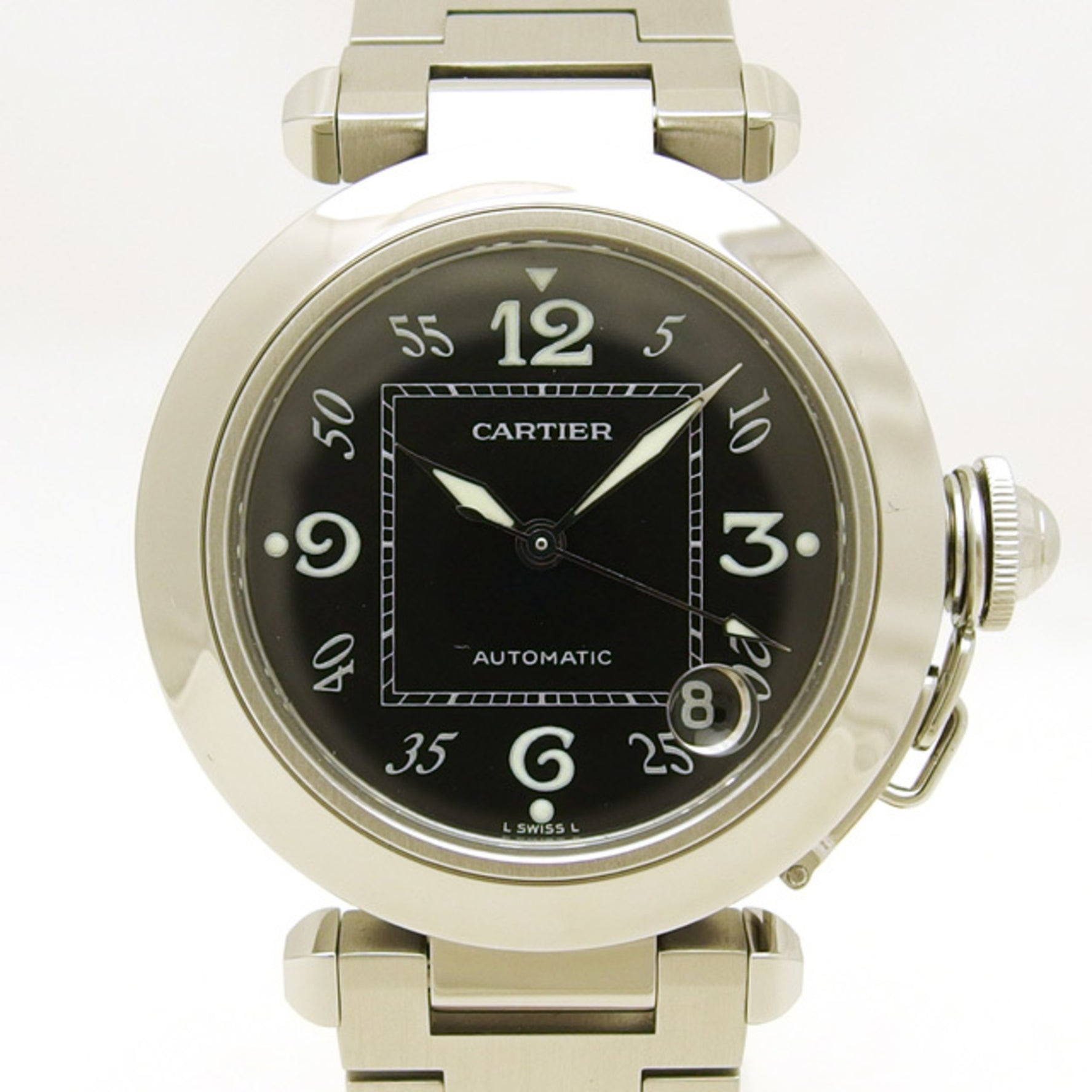 Cartier Pasha C 35mm black dial SS