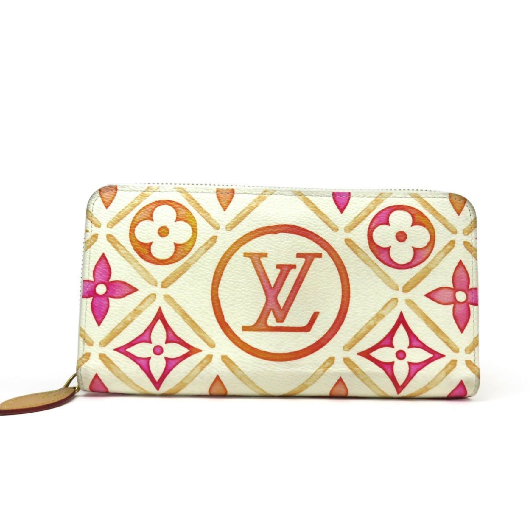 Louis Vuitton LV By the Pool Zippy Wallet Coral Round Long