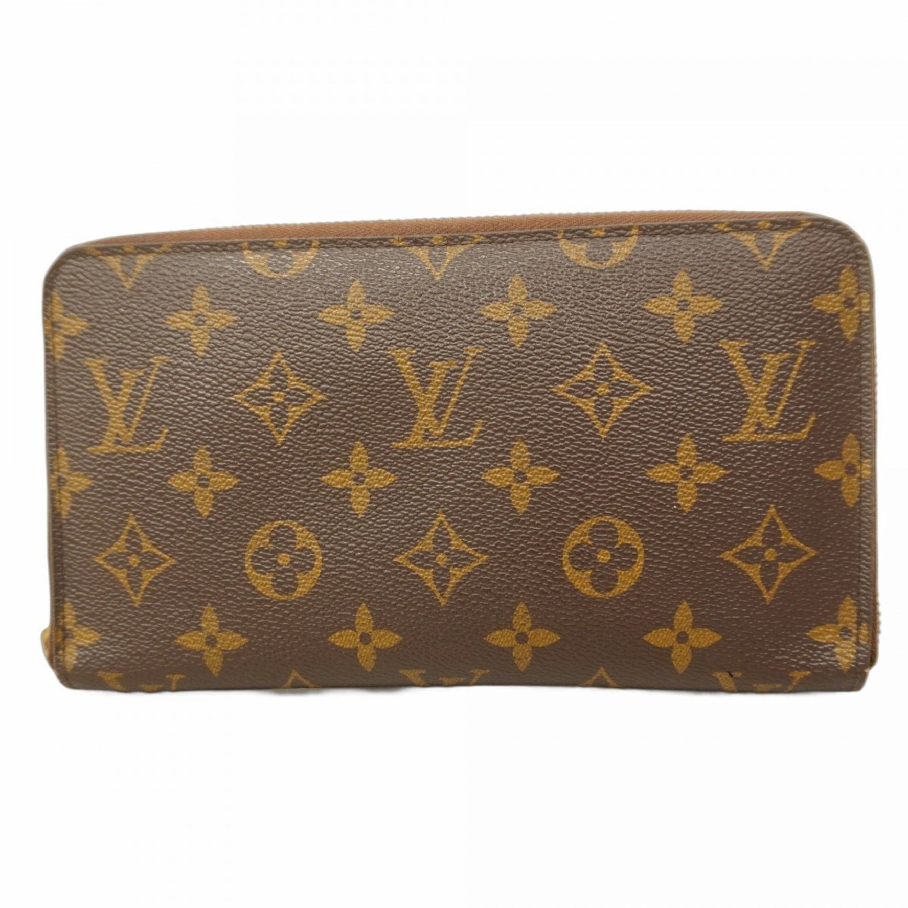 Louis Vuitton Monogram Zippy Organizer Long Wallet NM M62581 Brown Men's and Women's