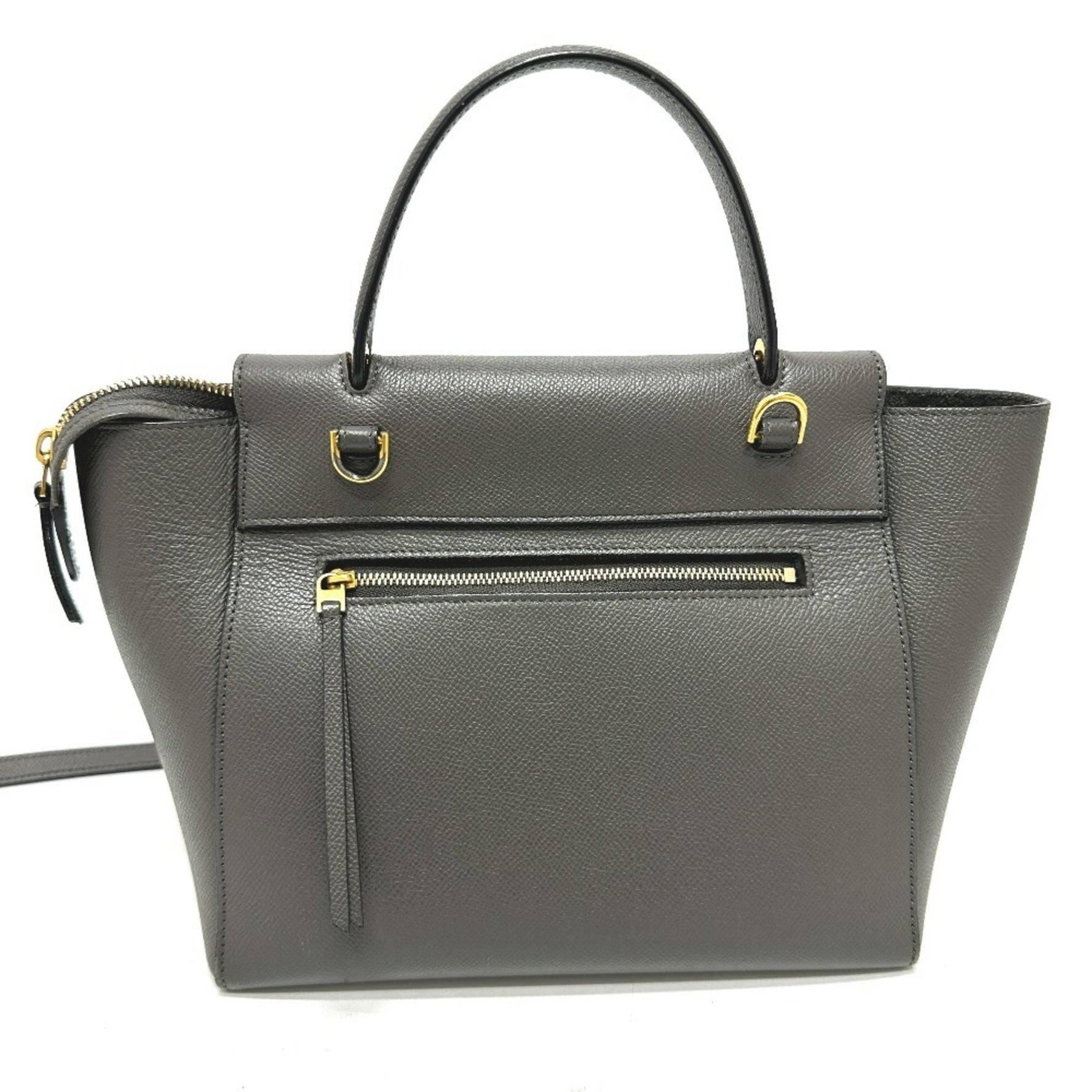 CELINE Logo Belt Bag Micro Shoulder Bag/Handbag Leather