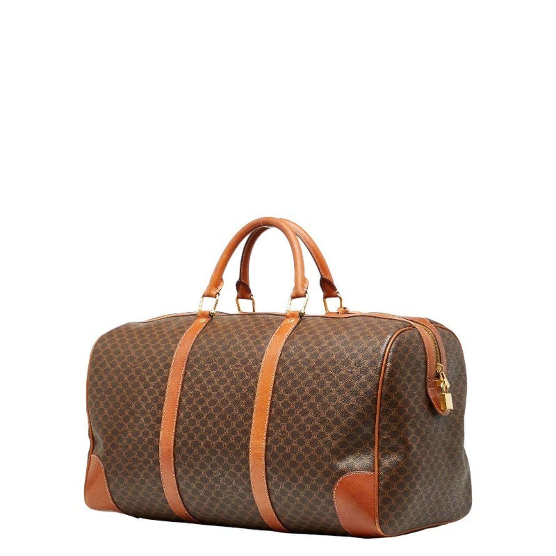 Celine Macadam Boston Bag in PVC and Leather