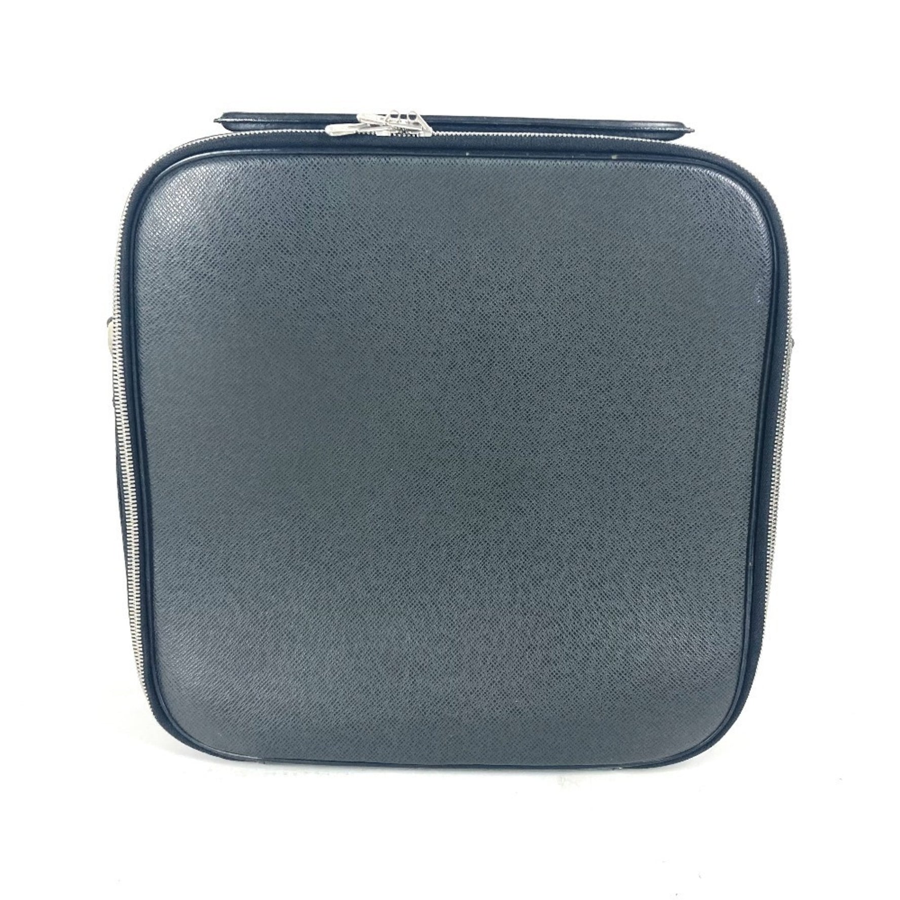 Louis Vuitton Taiga Tura Bag Shoulder Document Briefcase Handbag Business Leather Men's Ardoise Black