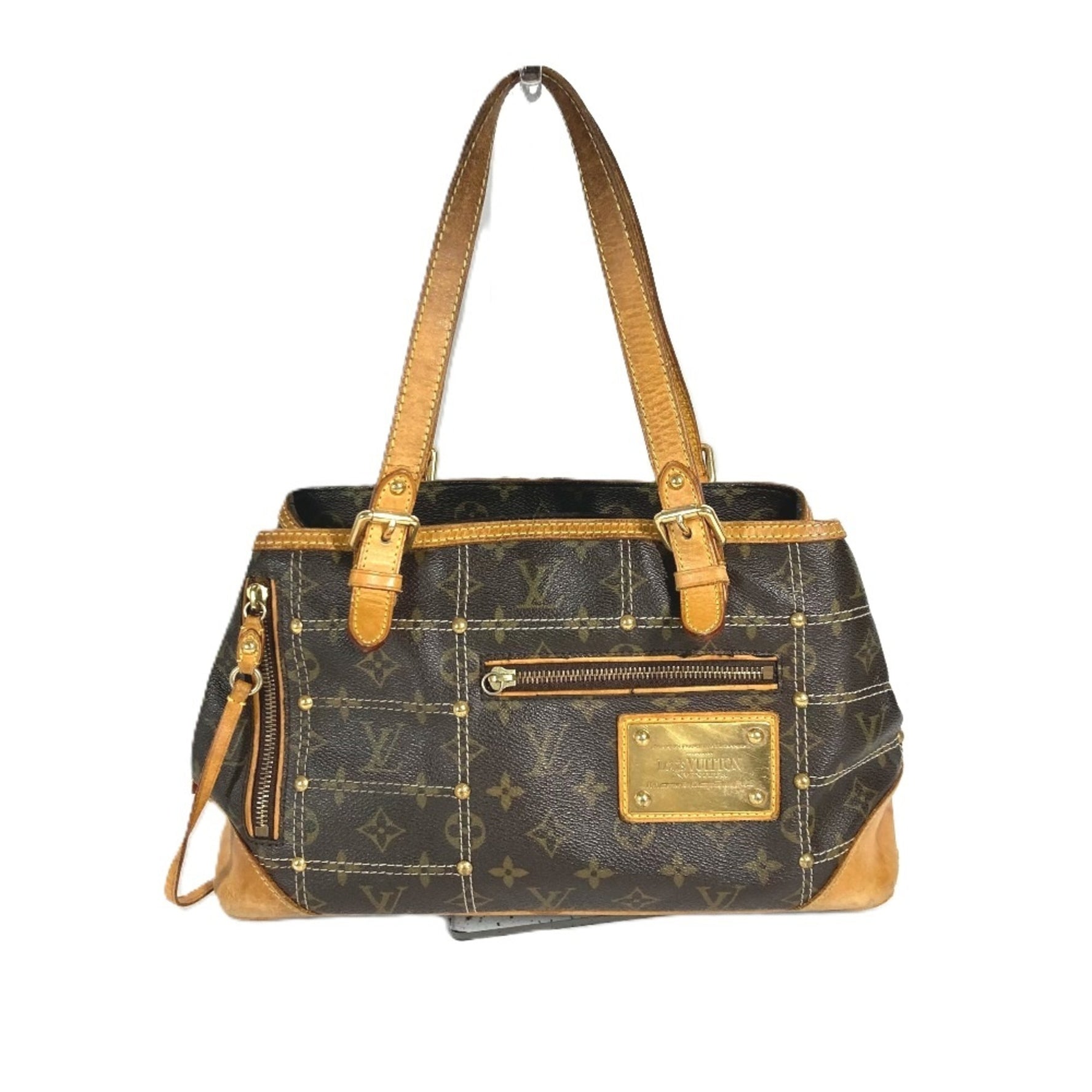 Louis Vuitton Monogram Riviet Shoulder Bag Tote Canvas Brown