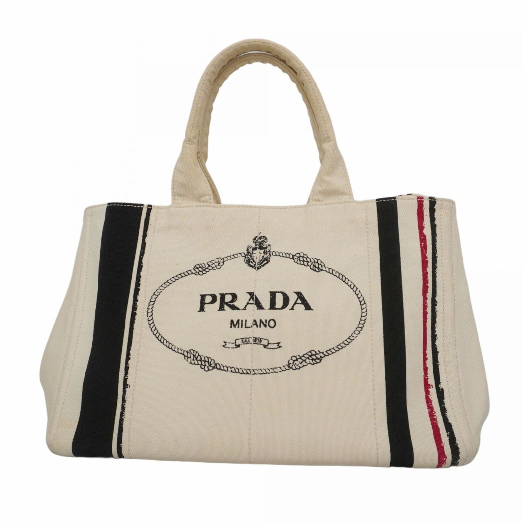 Prada Canapa Canvas Tote Bag