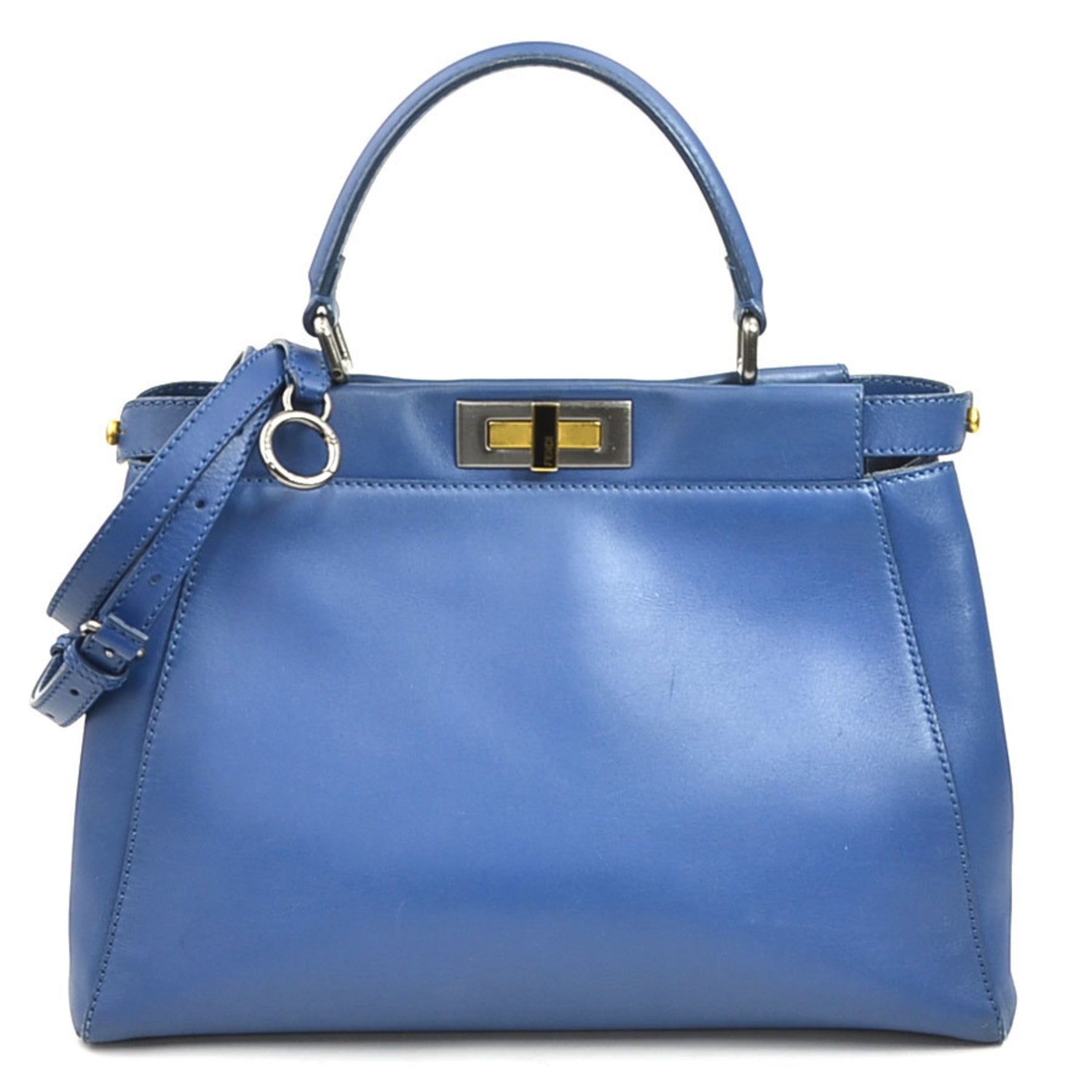 Fendi Peekaboo Medium Leather Shoulder Bag